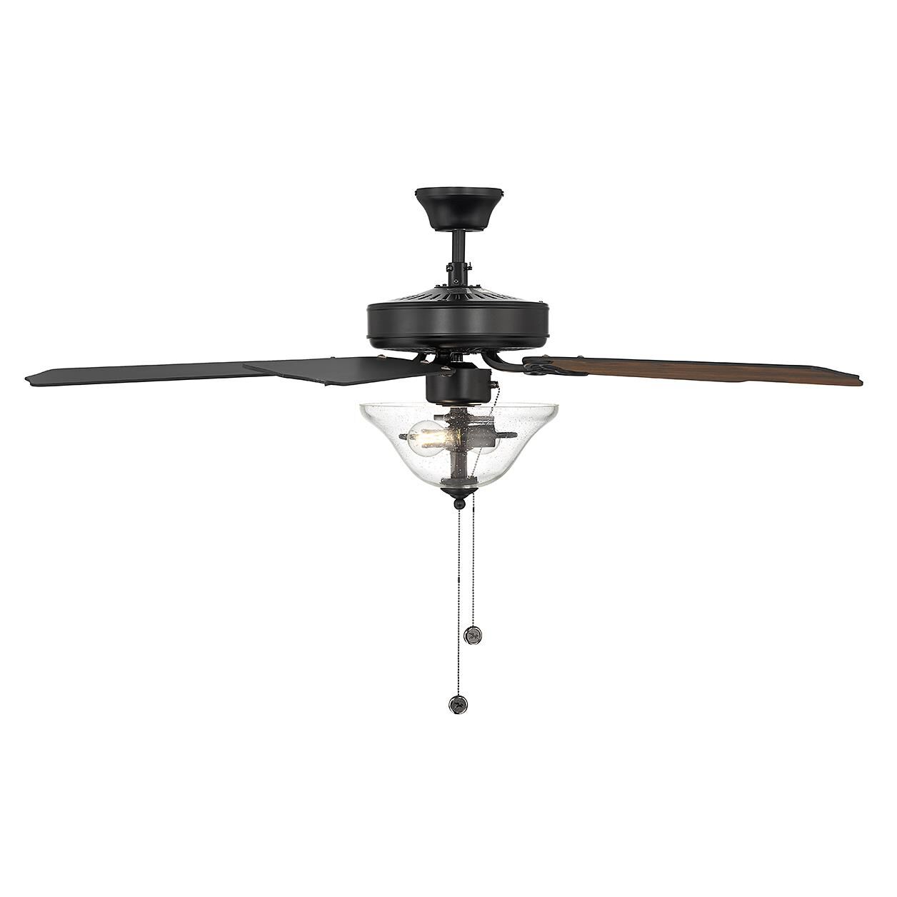 52 Inch Ceiling Fan with Light Kit by Meridian Lighting