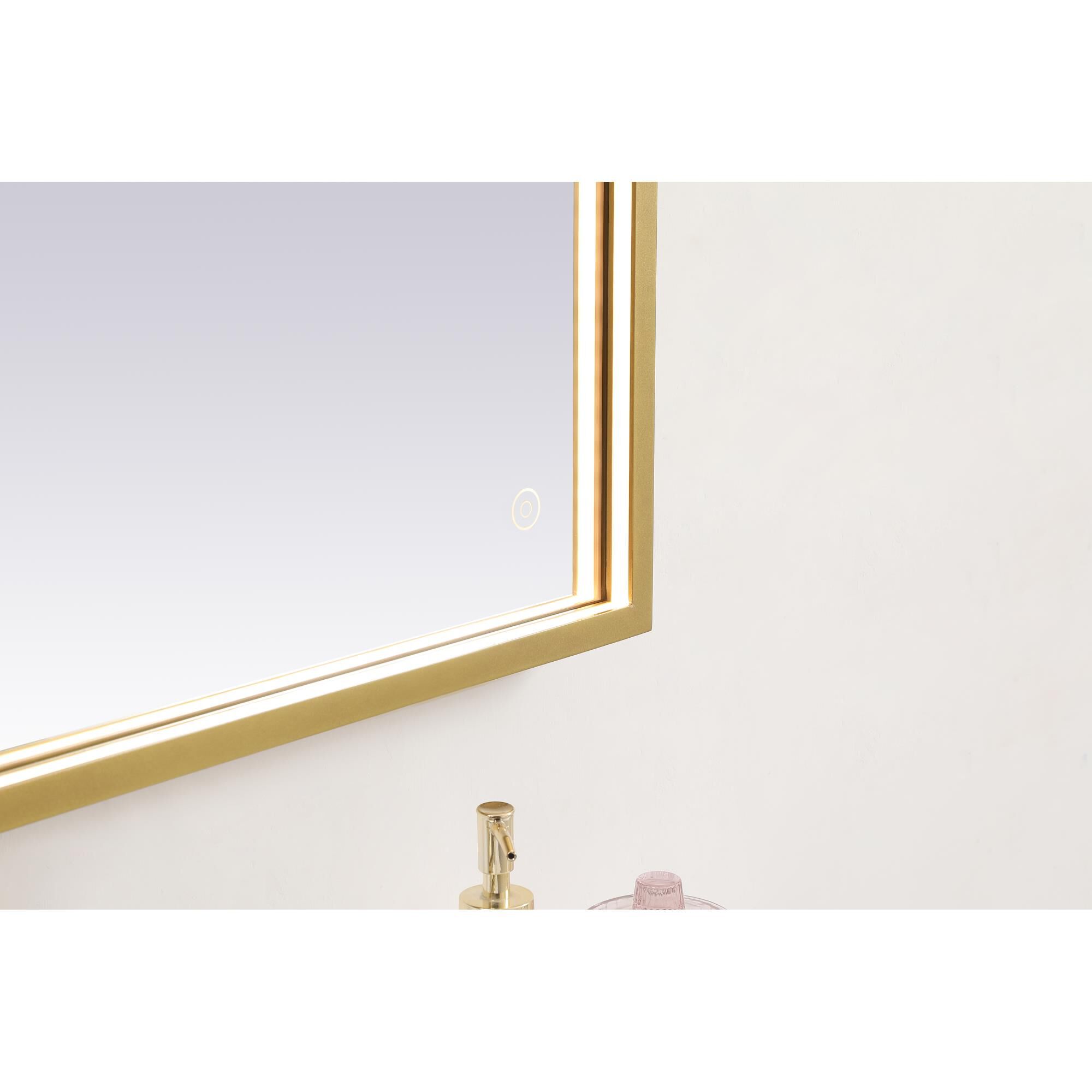 Pier LED Lighted Mirror by Elegant Decor