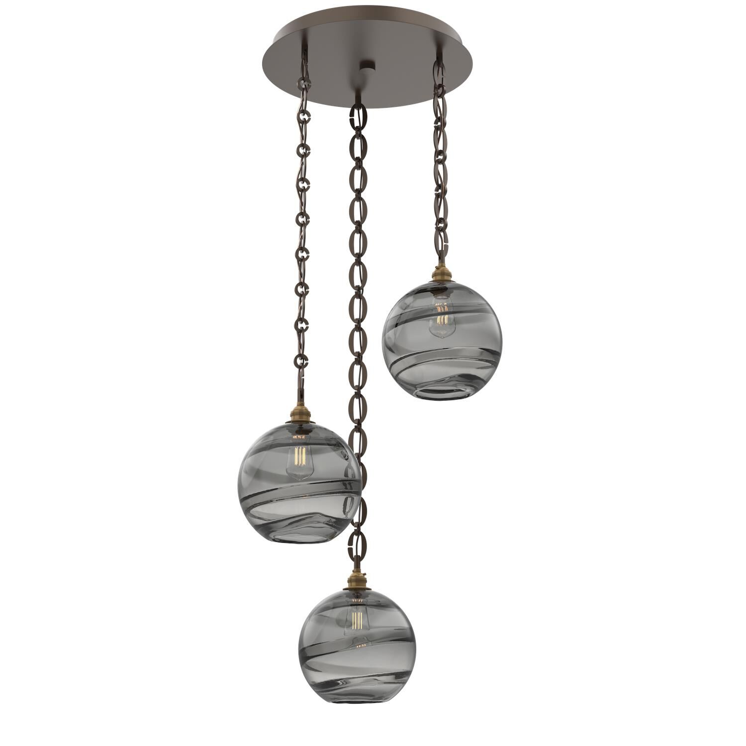 Levi Wilson Terra 21 Inch Multi Light Pendant by Hammerton Studio