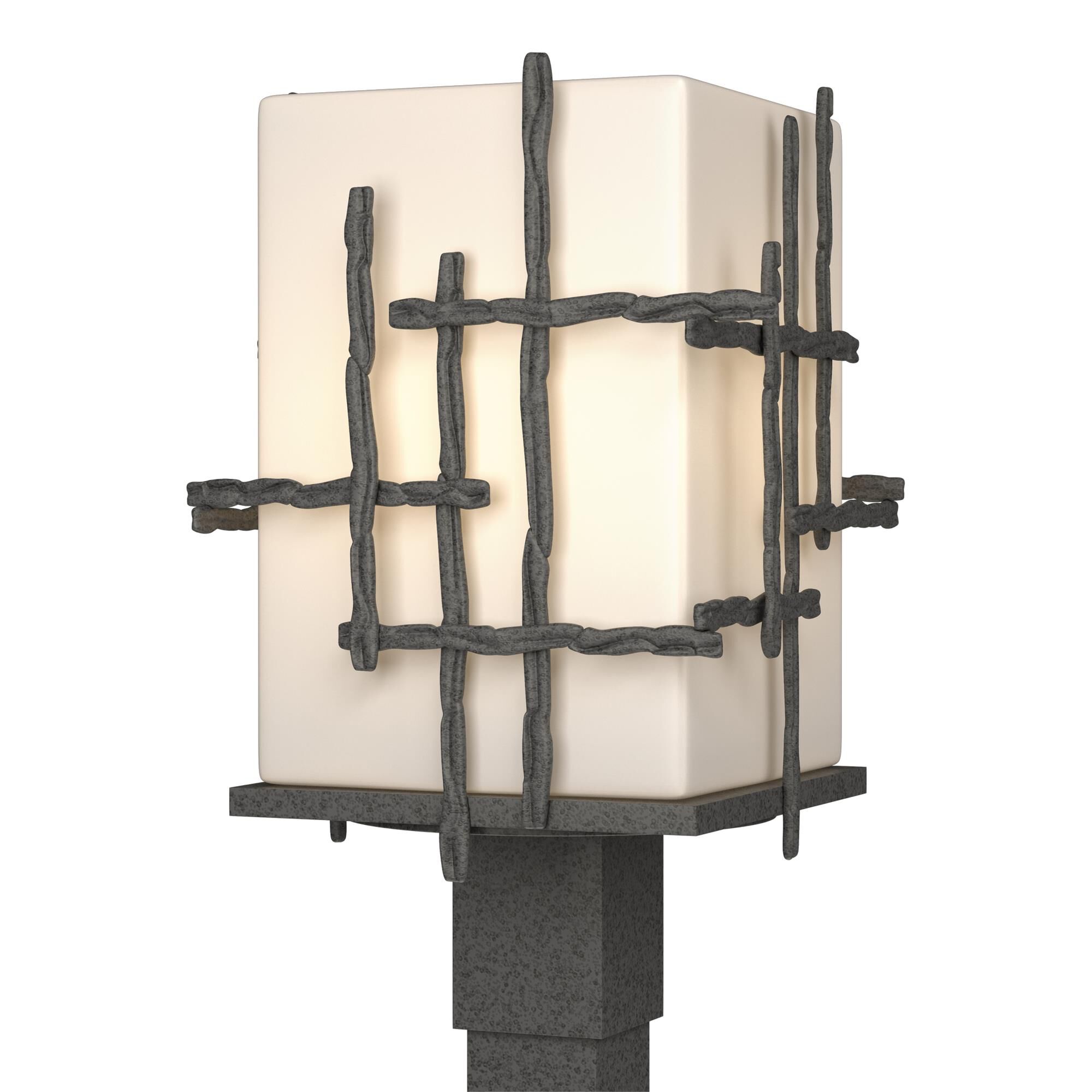 Shown in Coastal Natural Iron finish and Opal glass and Opal Glass shade