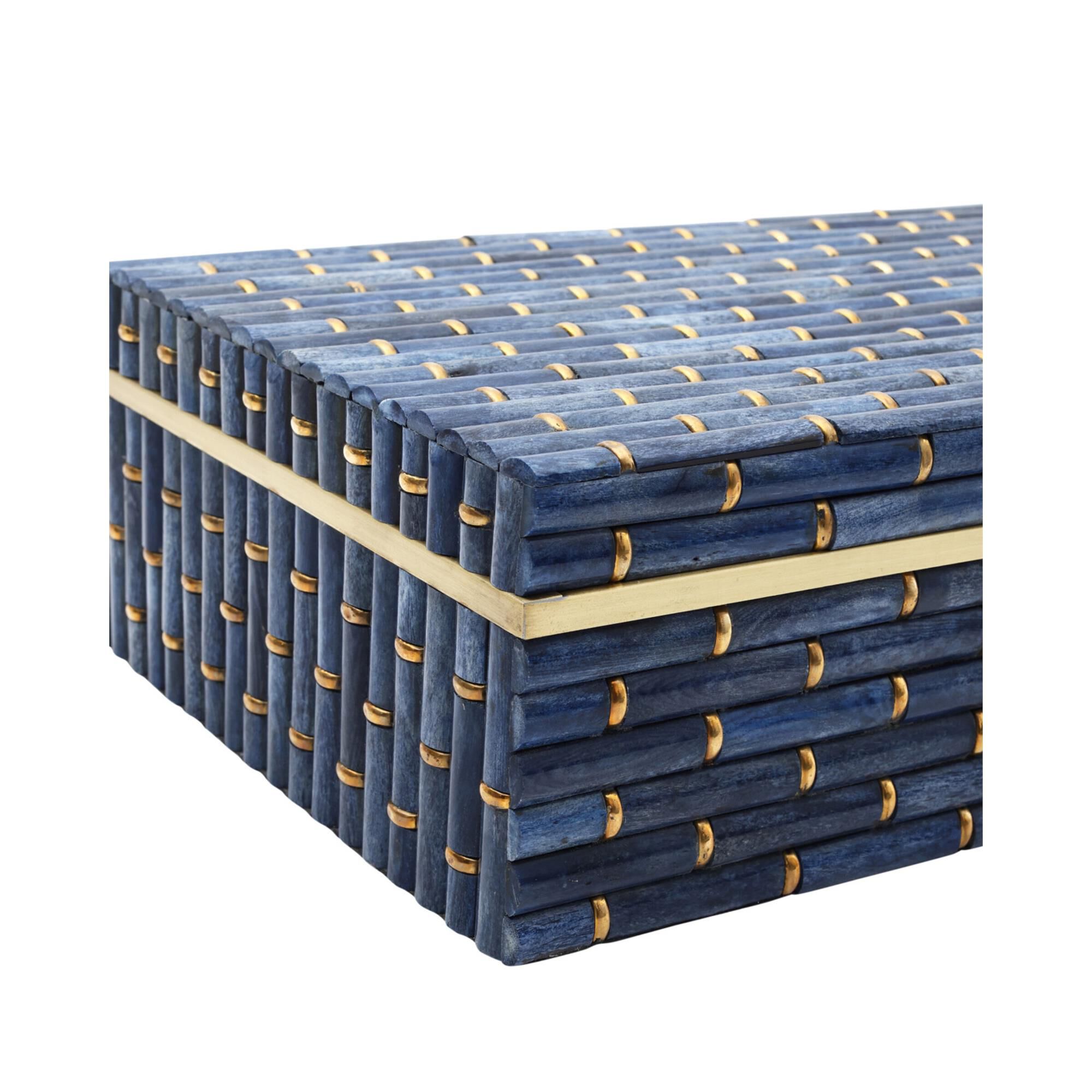 Midnight Bamboo Accent Box Set of 2,