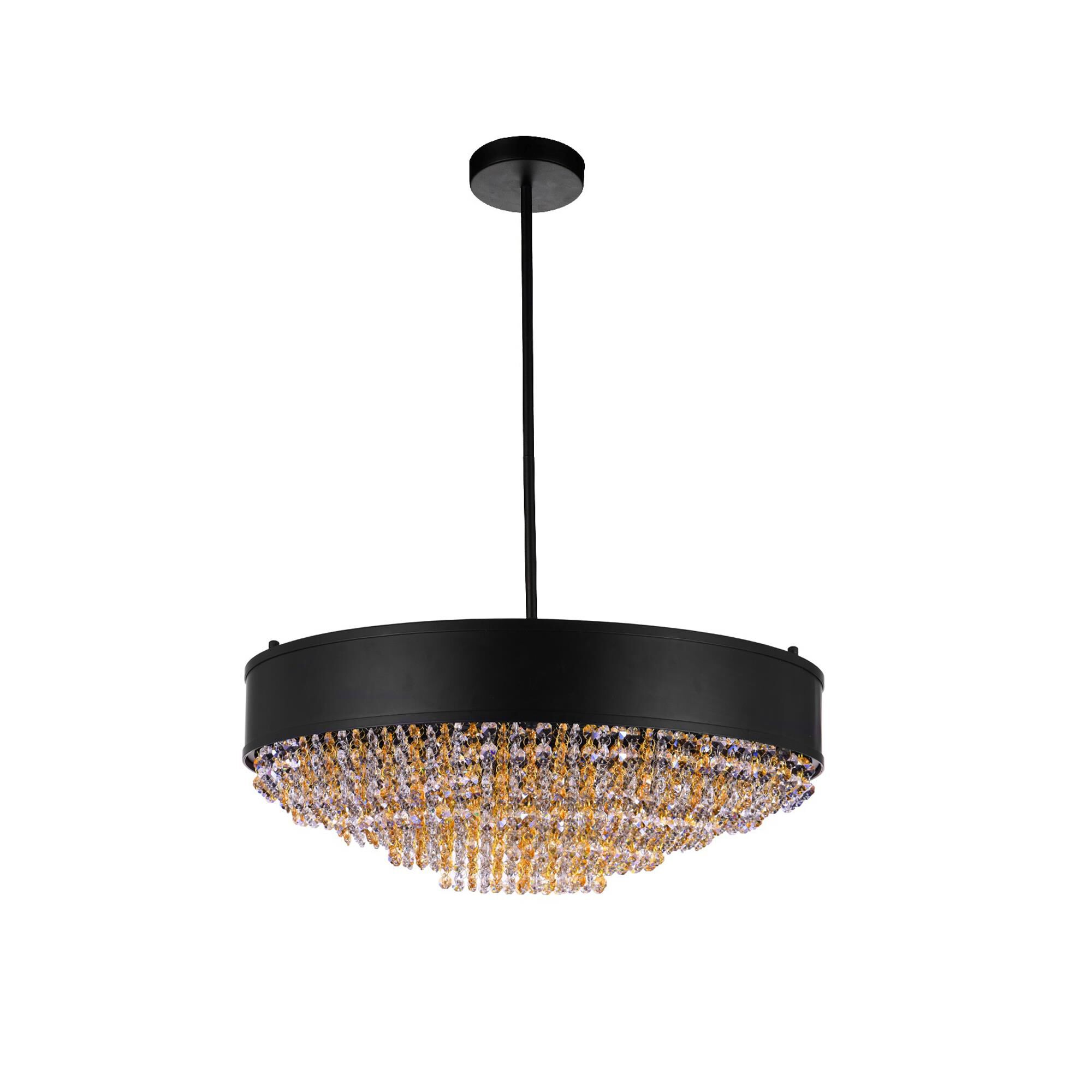 Medina 24 Inch 10 Light Chandelier by CWI Lighting
