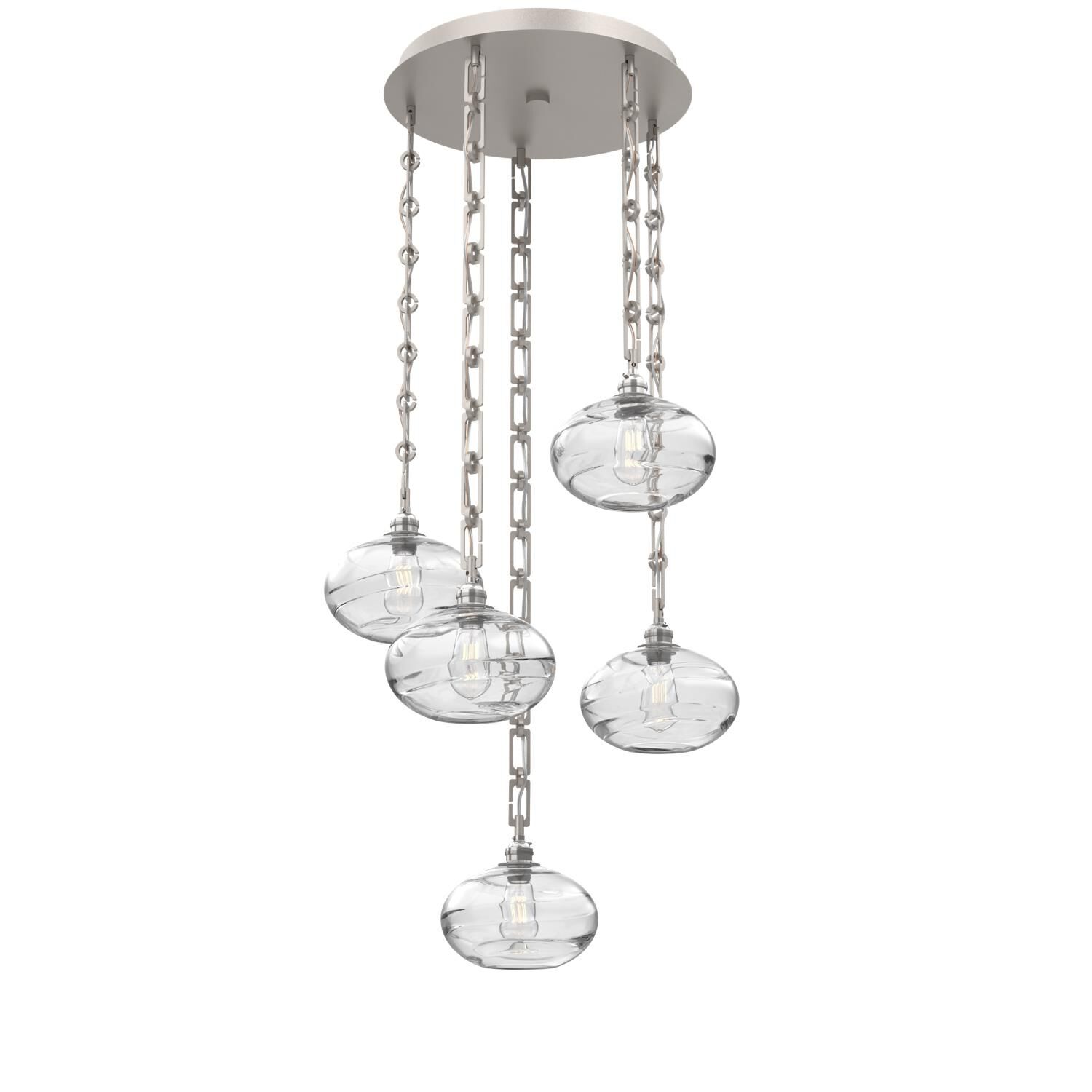 Levi Wilson Coppa 22 Inch Multi Light Pendant by Hammerton Studio