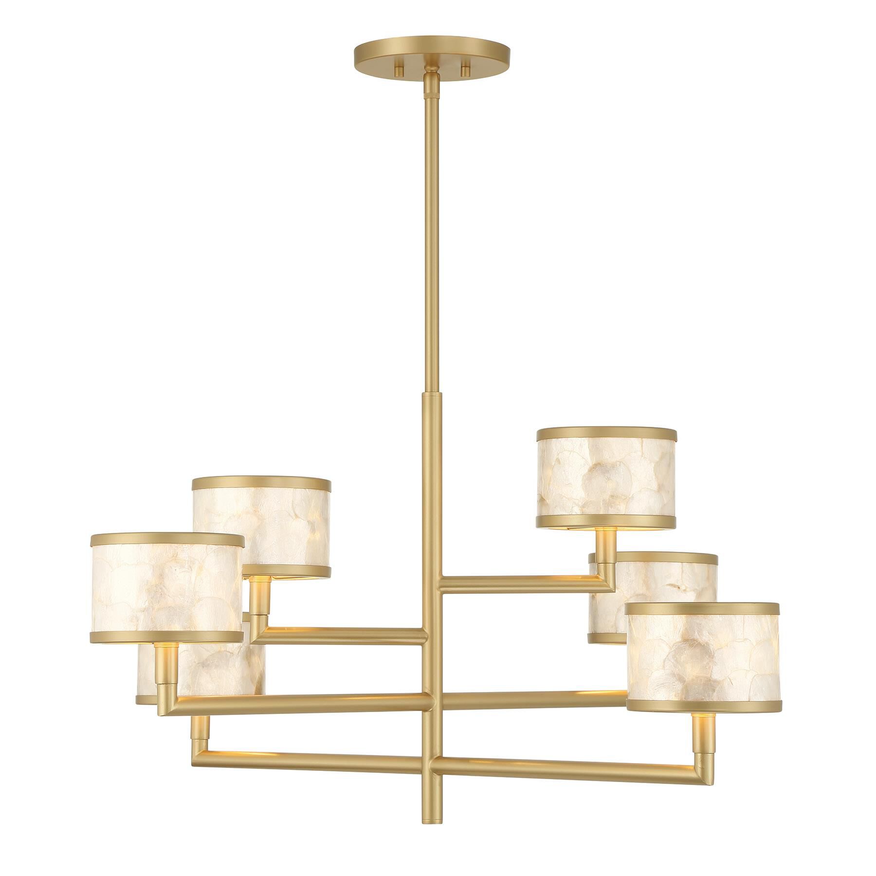 Shown in Spun Gold finish and Natural Shell shade
