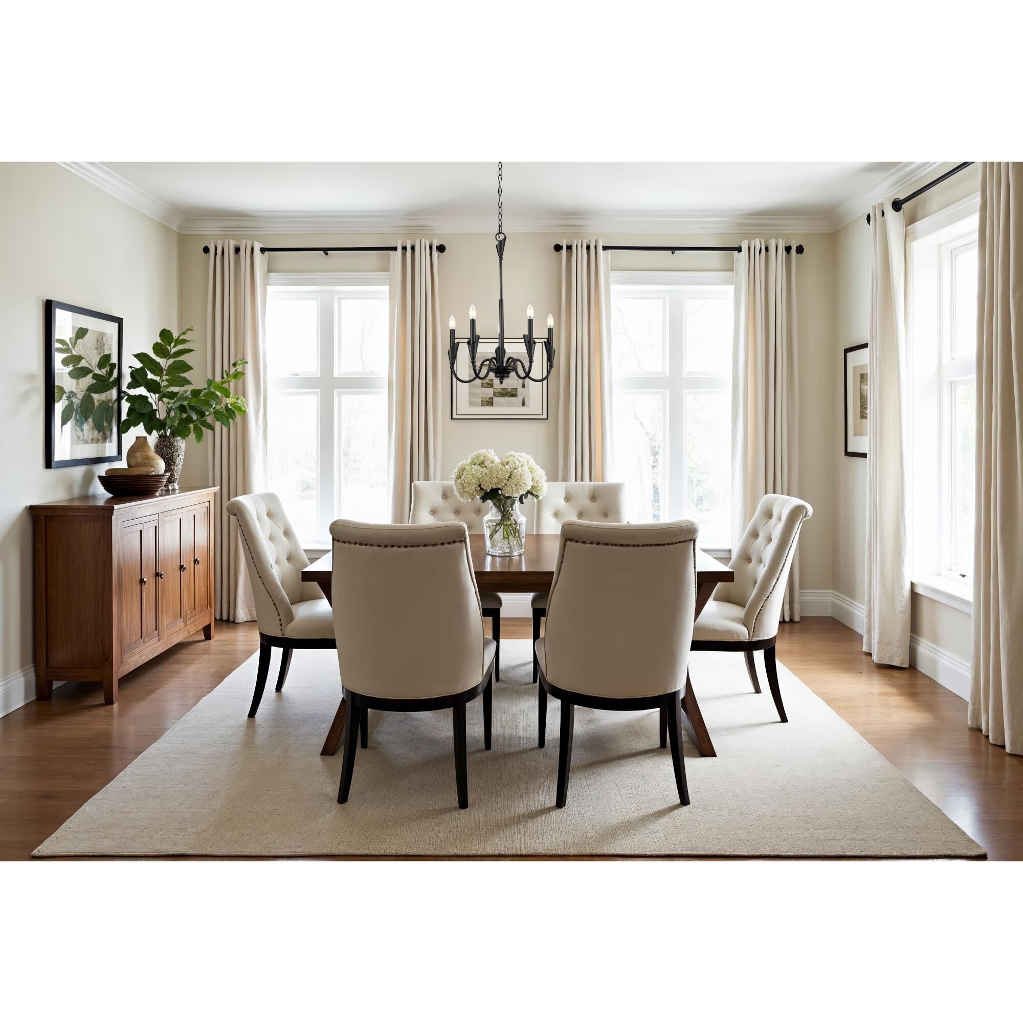 Shown in Matte Black finish and White glass and White shade