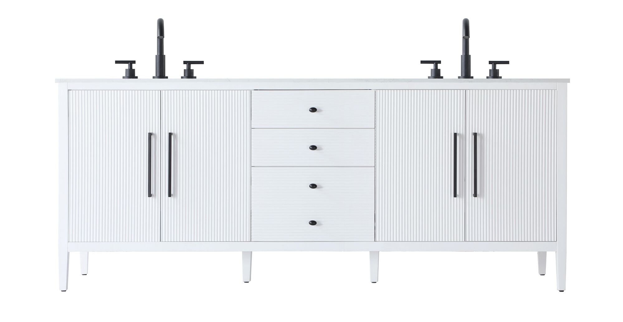 Shown in White finish