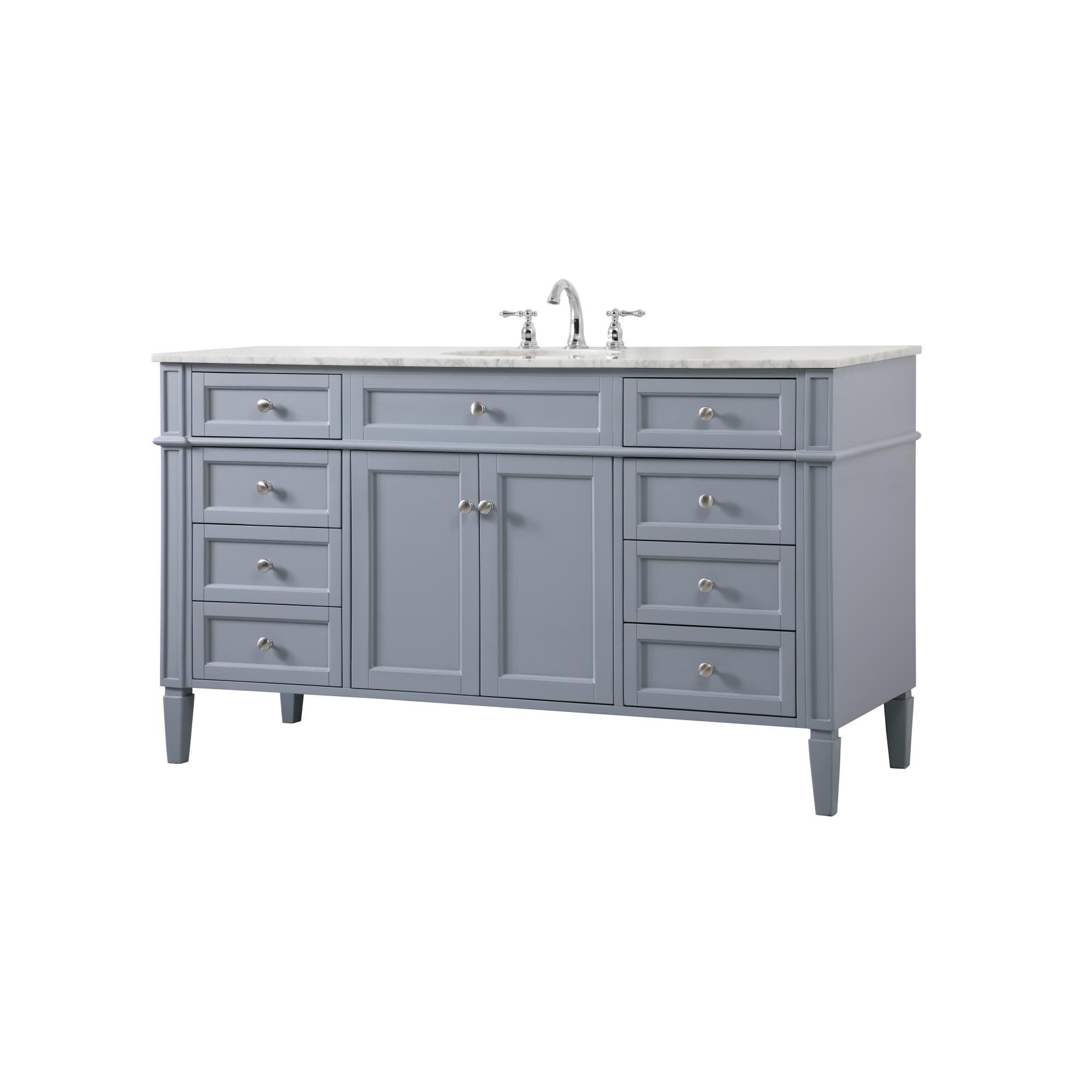 Shown in Grey finish