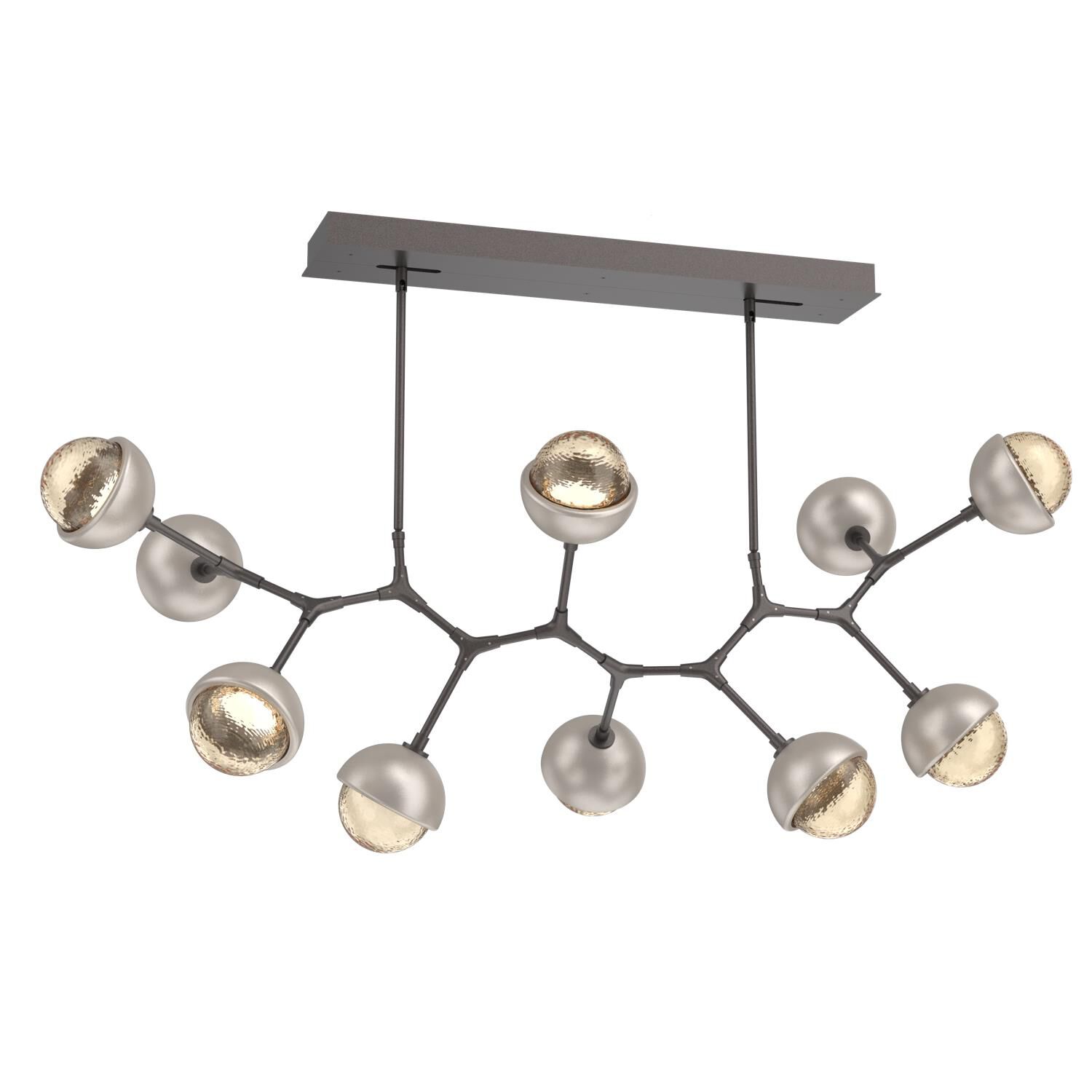 Levi Wilson Cabochon 56 Inch Linear Suspension Light by Hammerton Studio
