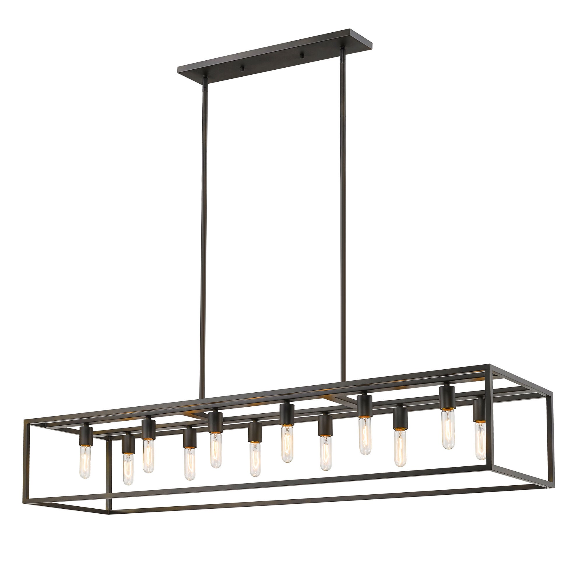 Shown in Oil-Rubbed Bronze finish and -- glass and -- shade