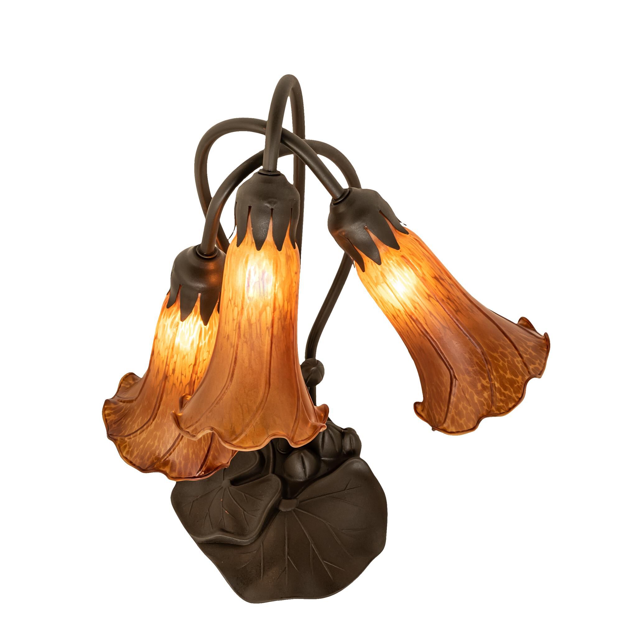 Amber 16 Inch Accent Lamp by Meyda Lighting
