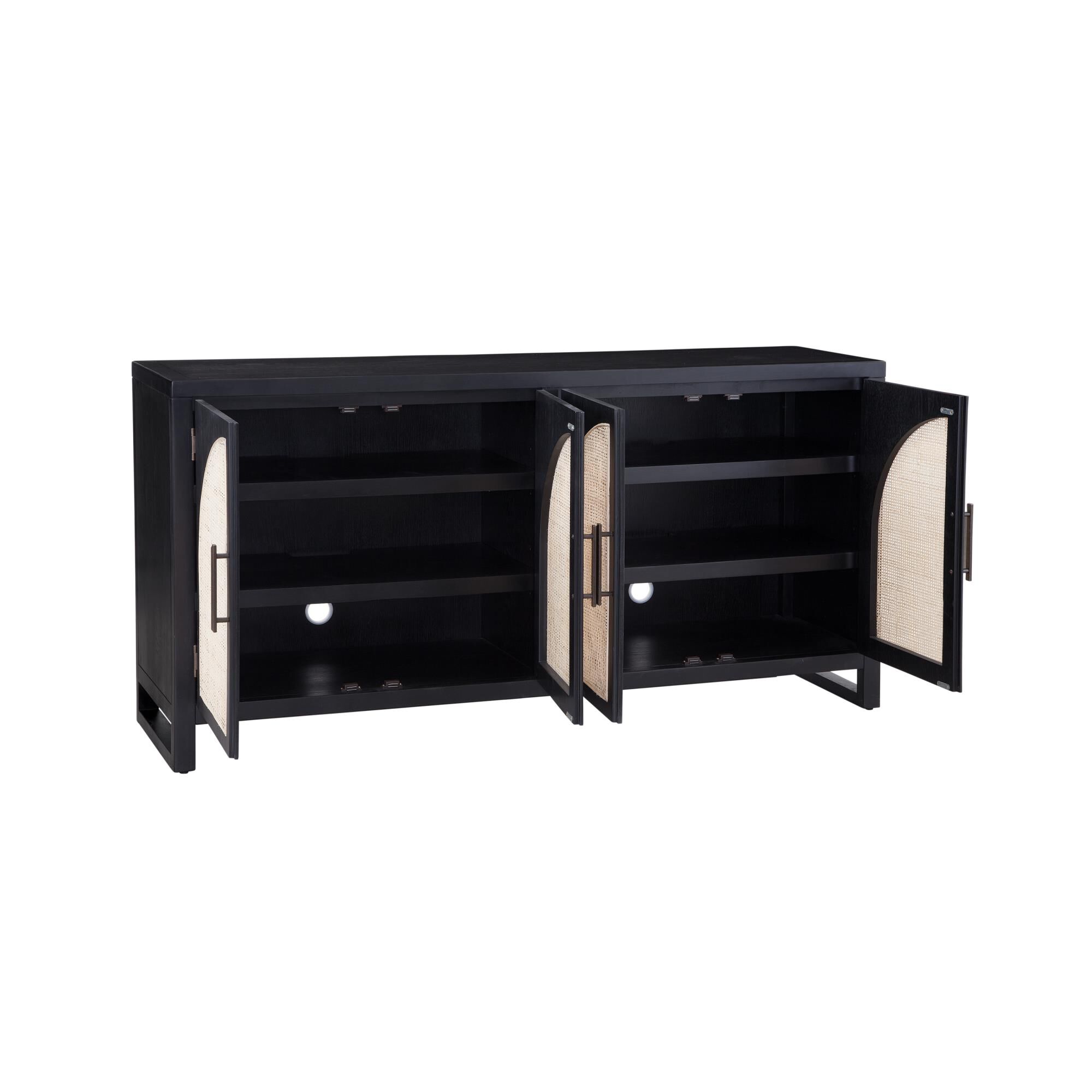 Shown in Black finish