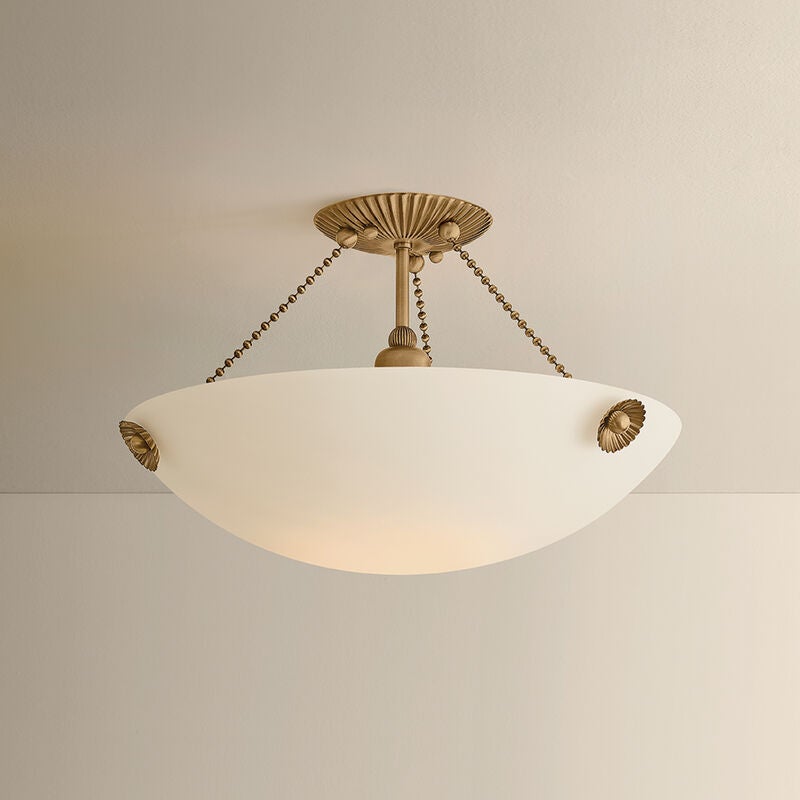 Vivienne 15 Inch Semi Flush Mount by Mitzi