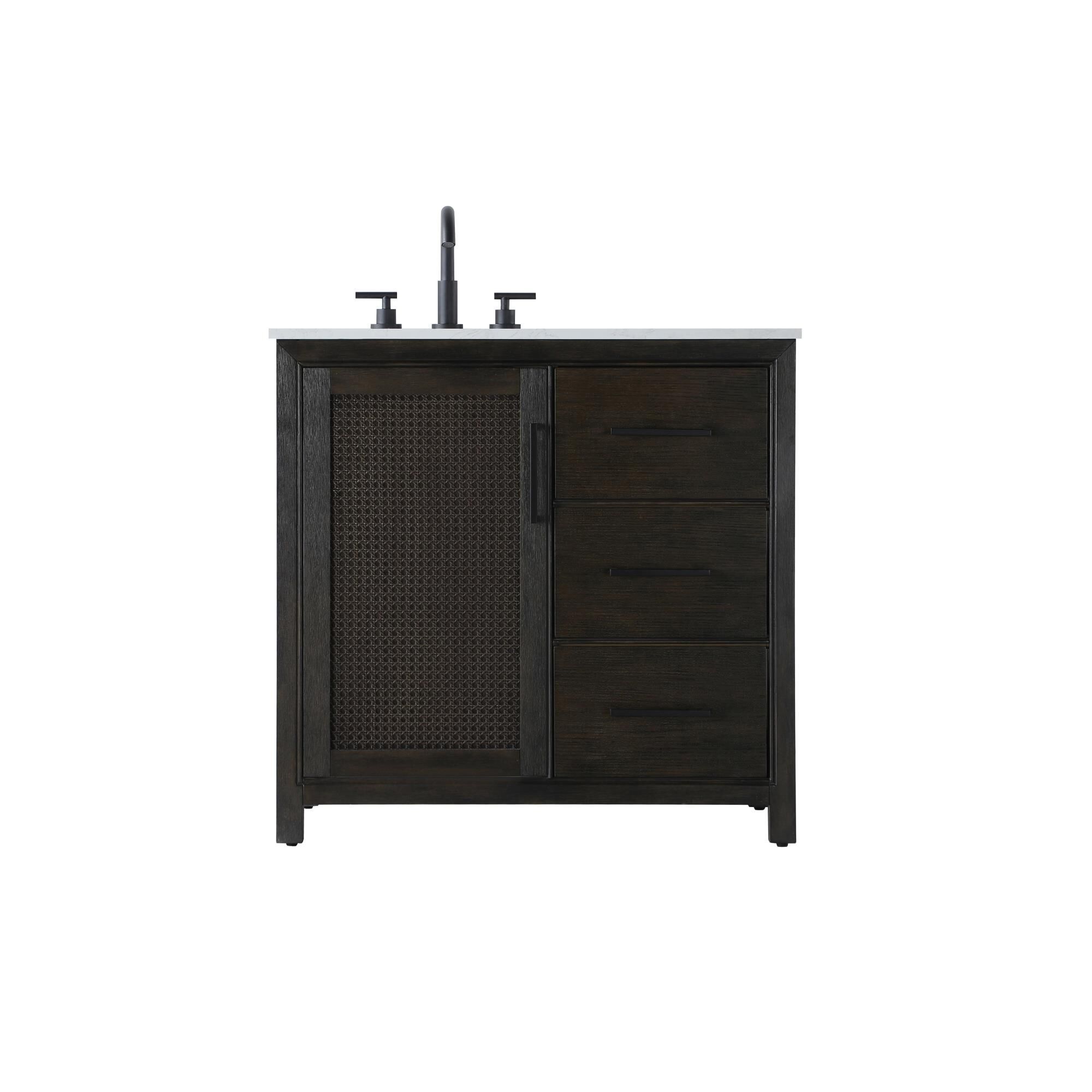 Shown in Chocolate Oak finish