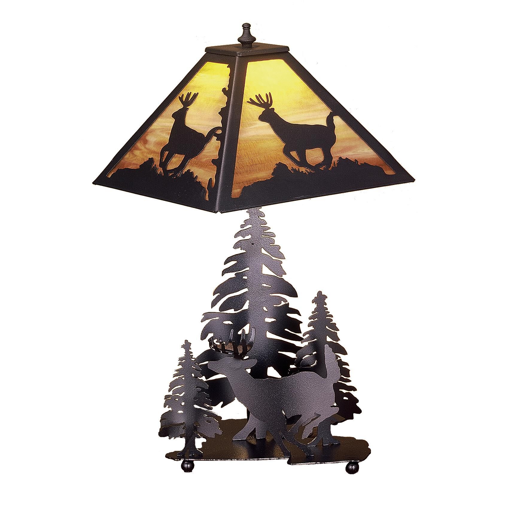 Lone Deer 21 Inch Table Lamp by Meyda Lighting