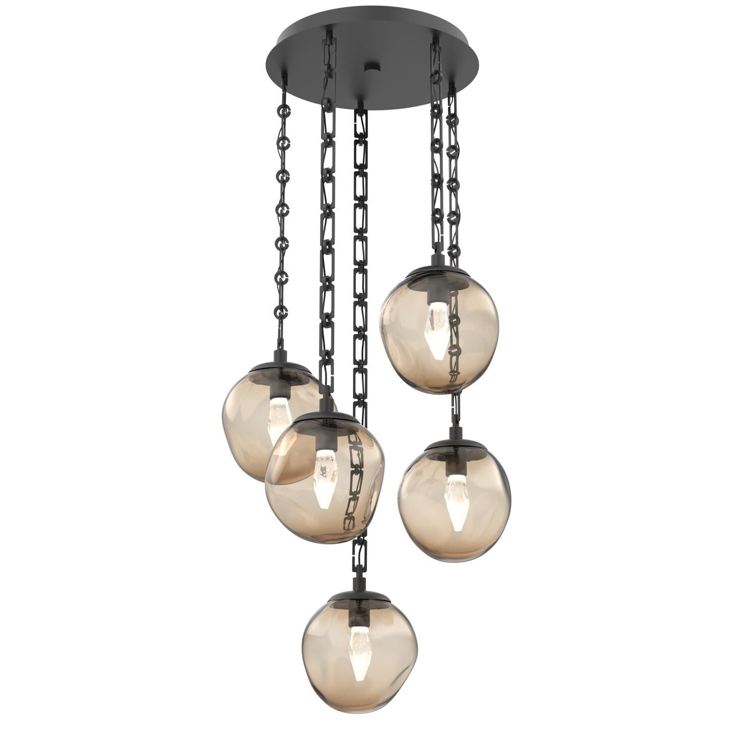 Levi Wilson Aster Led 24 Inch Multi Light Pendant by Hammerton Studio