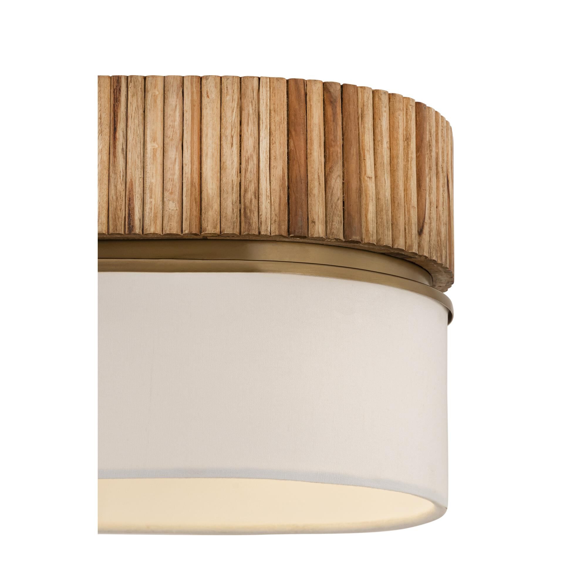 Shown in Legacy Brass finish and White shade