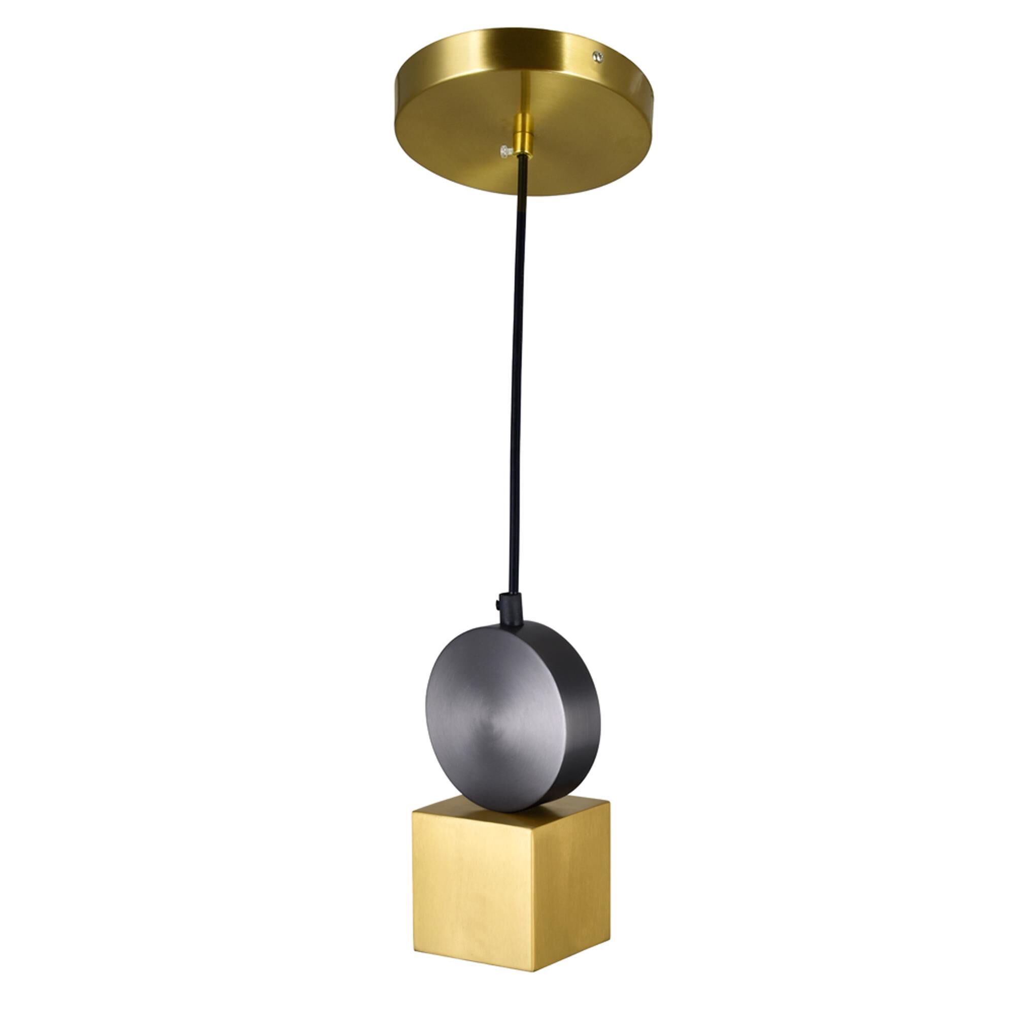 Shown in Brass+black finish