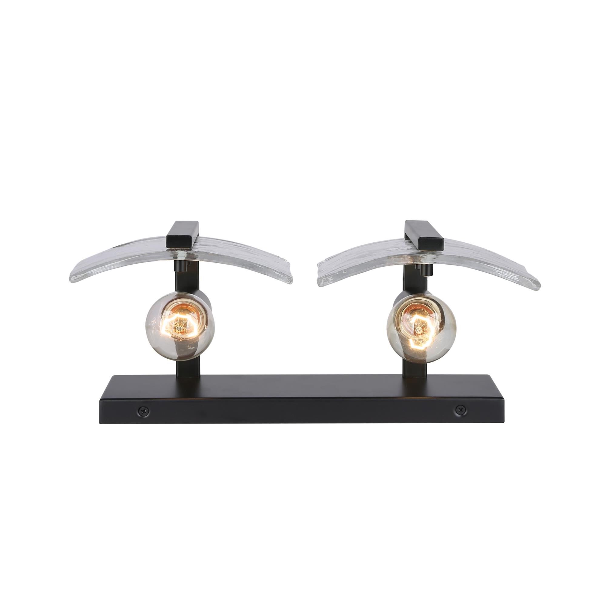 Shown in Matte Black finish and Hammered Water glass