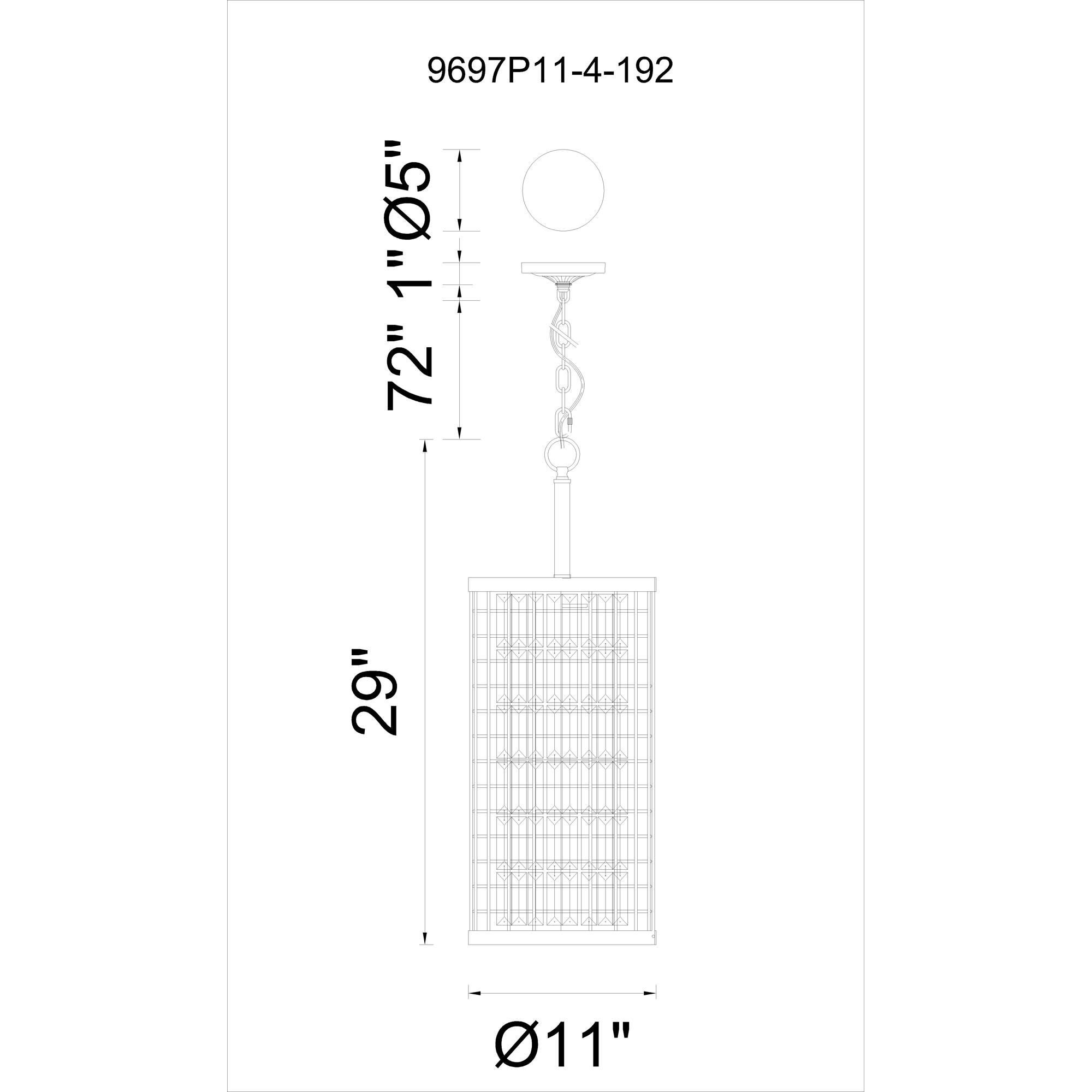 Shown in Brown finish and K9 Clear crystal