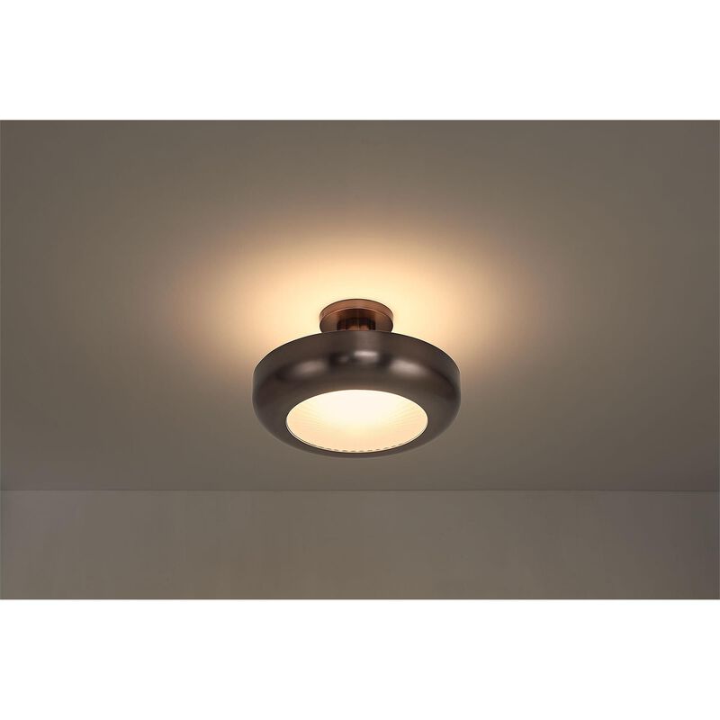 Macey 16 Inch Semi Flush Mount by Eurofase Lighting