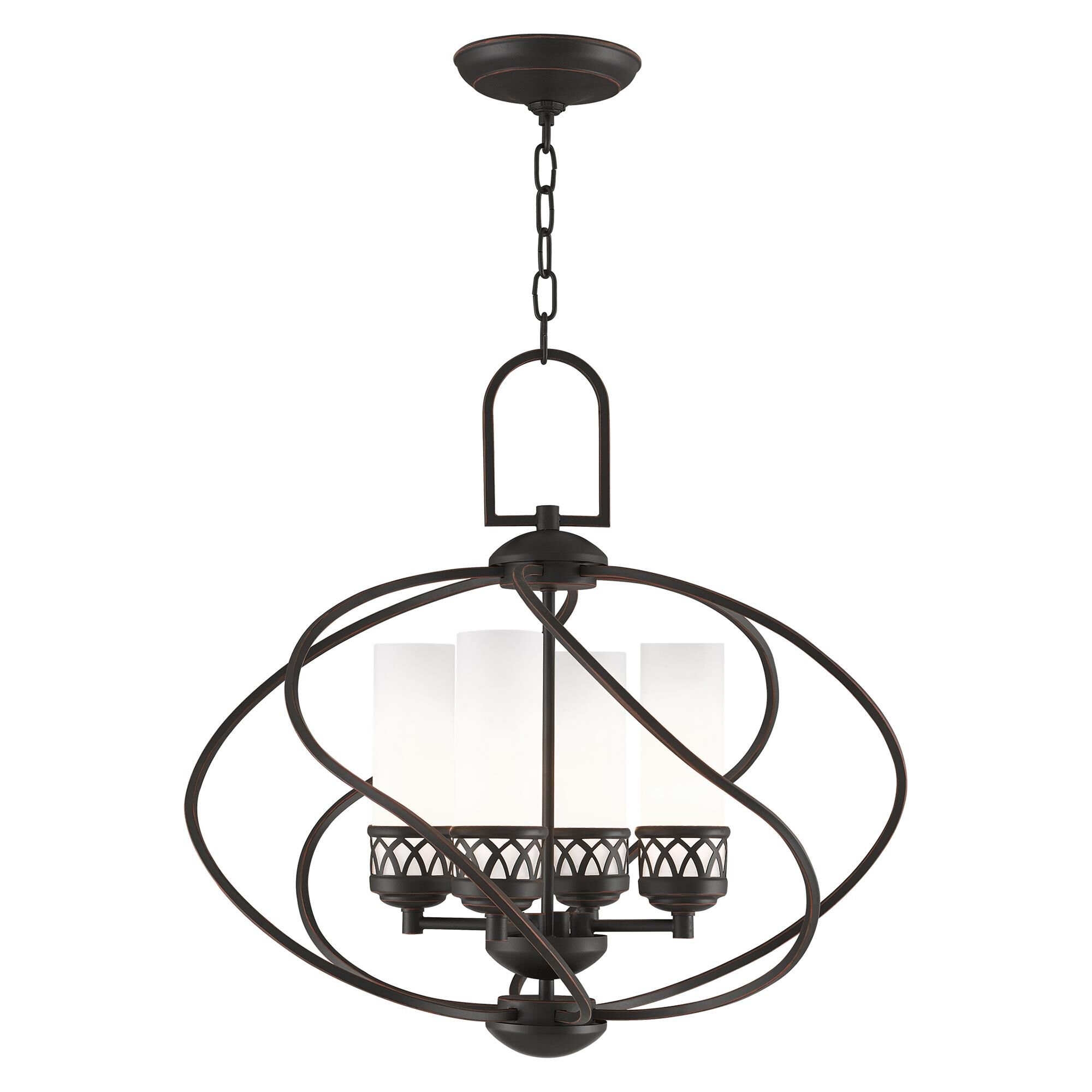 Westfield 22 Inch 4 Light Mini Chandelier by Livex Lighting