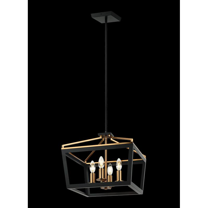 Shown in Black and Aged Gold Brass finish