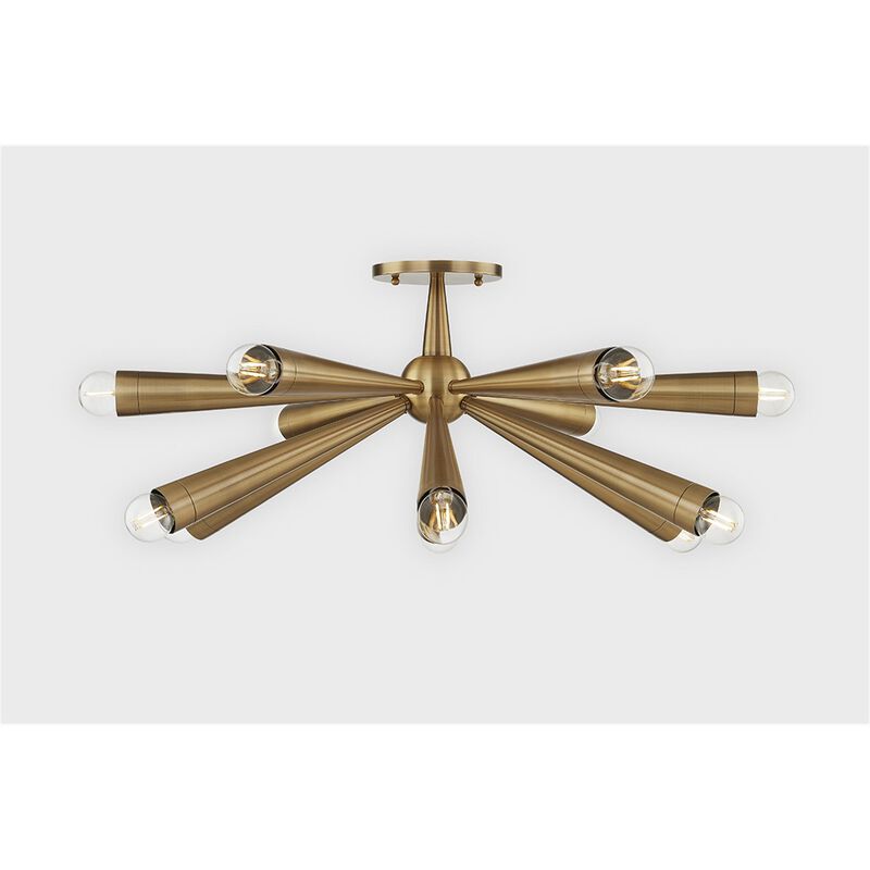 Keanu 30.25 Inch Semi Flush Mount by Troy Lighting