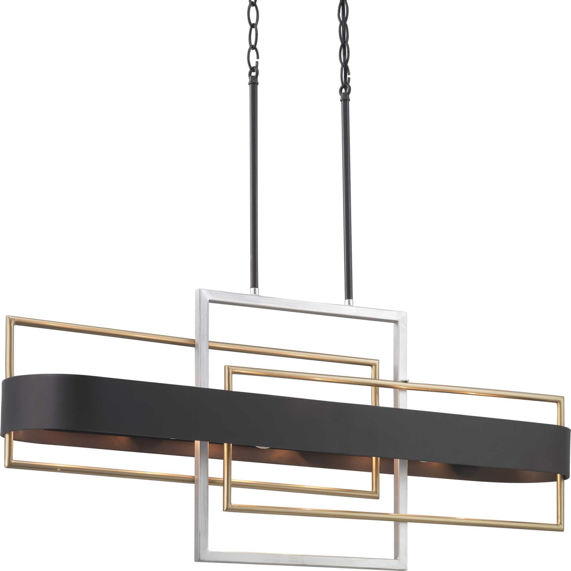 Adagio 38 Inch 6 Light Linear Suspension Light by Progress Lighting