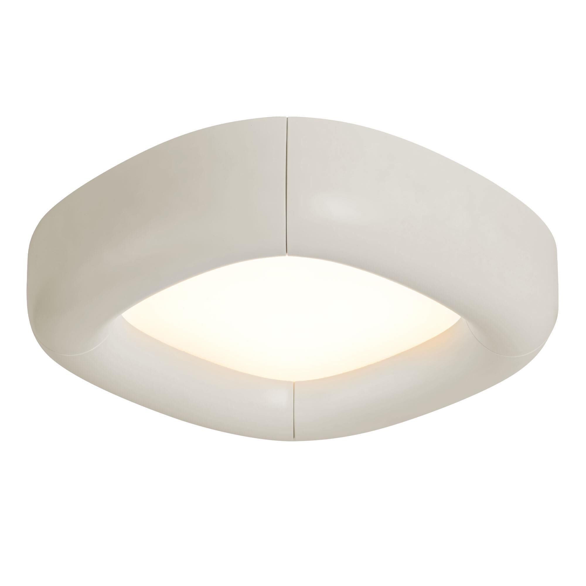 Shown in Pearl White finish and Frosted Acrylic Diffuser glass