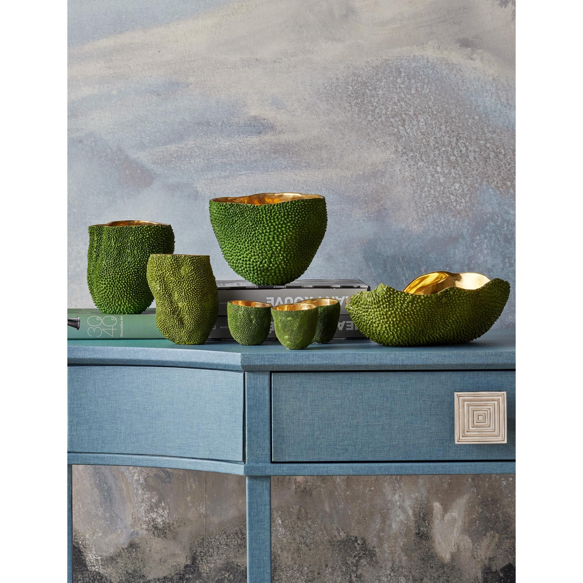 Jackfruit Medium Vase Vase-Urn by Currey and Company