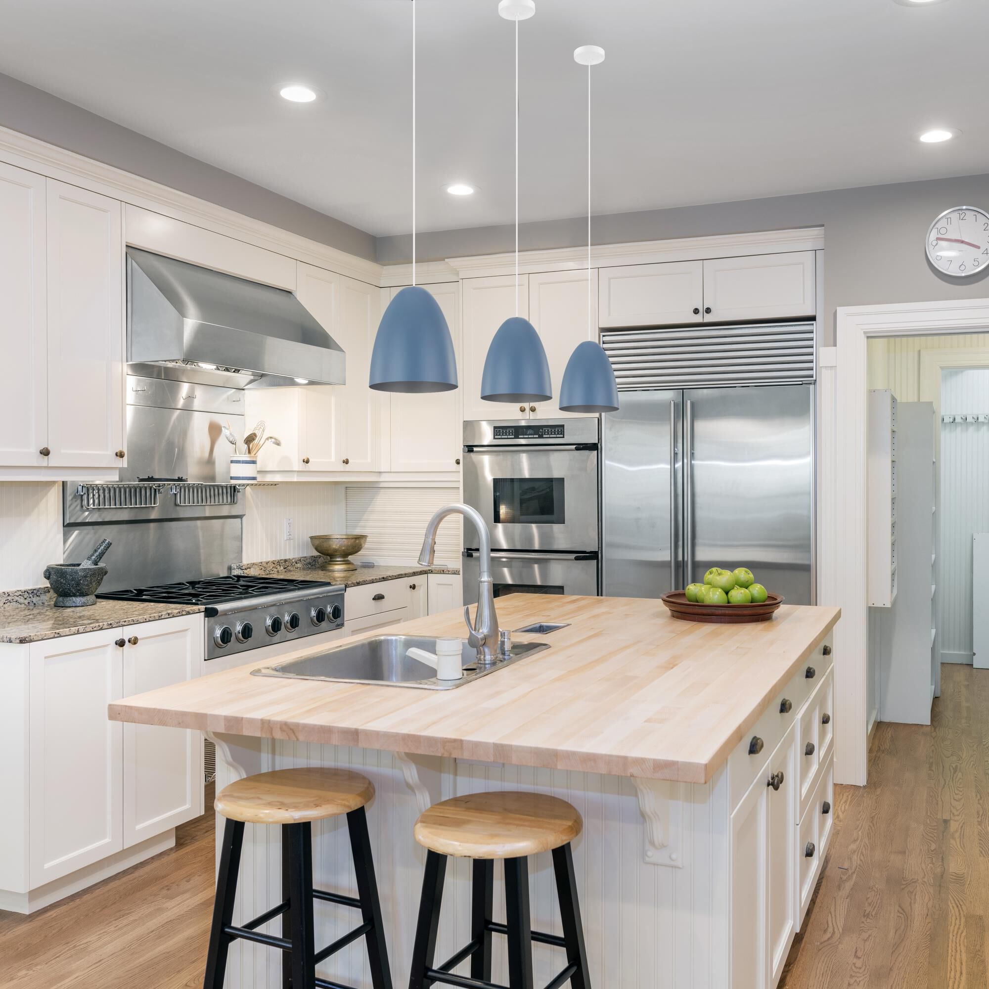 Shown in Pastel Dark Blue - Silver finish and Pastel Dark Blue - Silver Metal shade