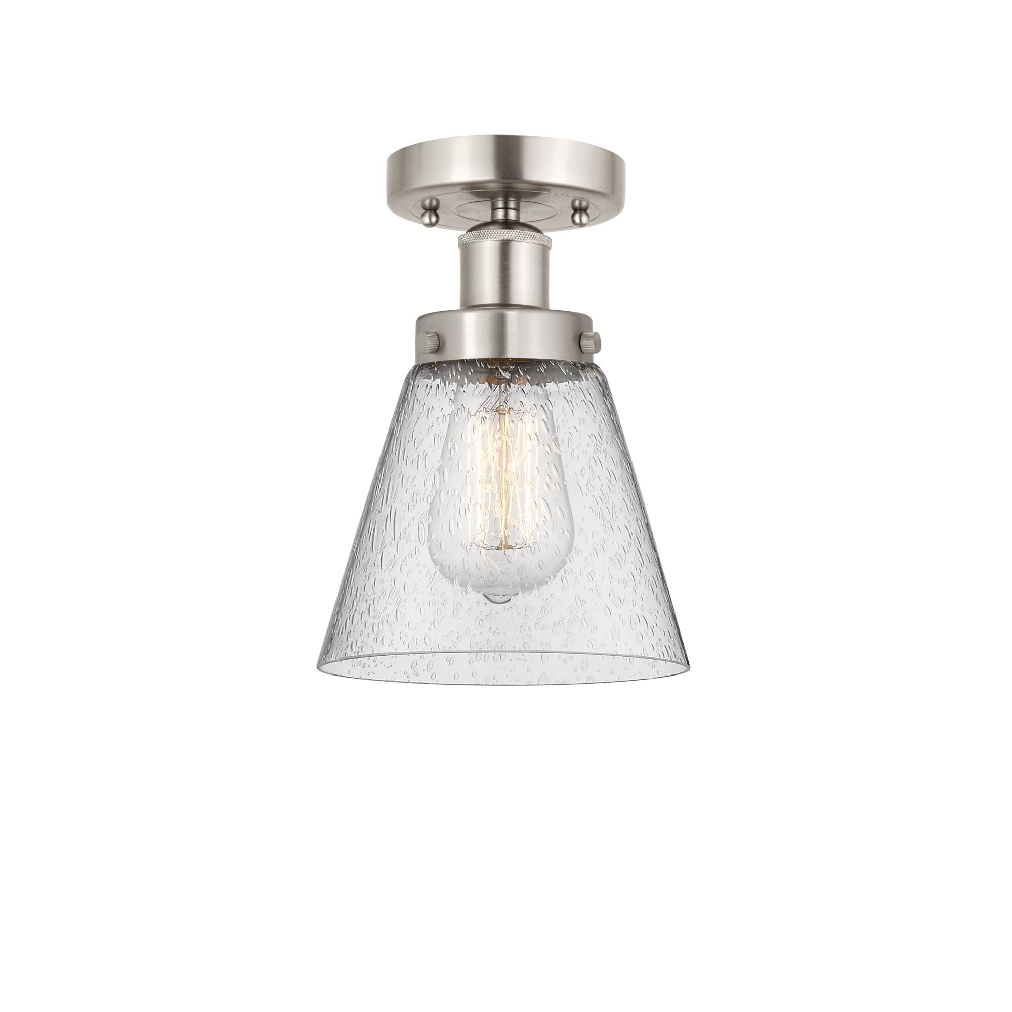 Shown in Brushed Satin Nickel, Mercury finish and Mercury glass and Mercury Glass shade