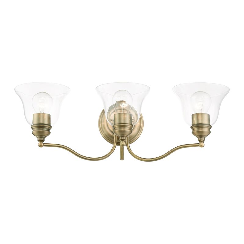 Moreland 24 Inch 3 Light Bath Vanity Light by Livex Lighting