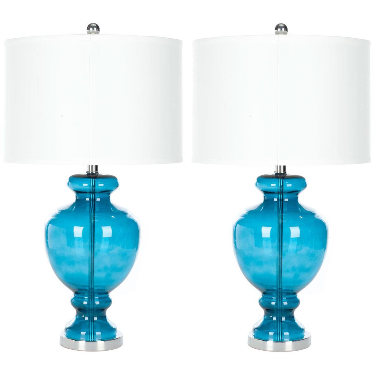 Morocco Glass 27 Inch Table Lamp by Safavieh