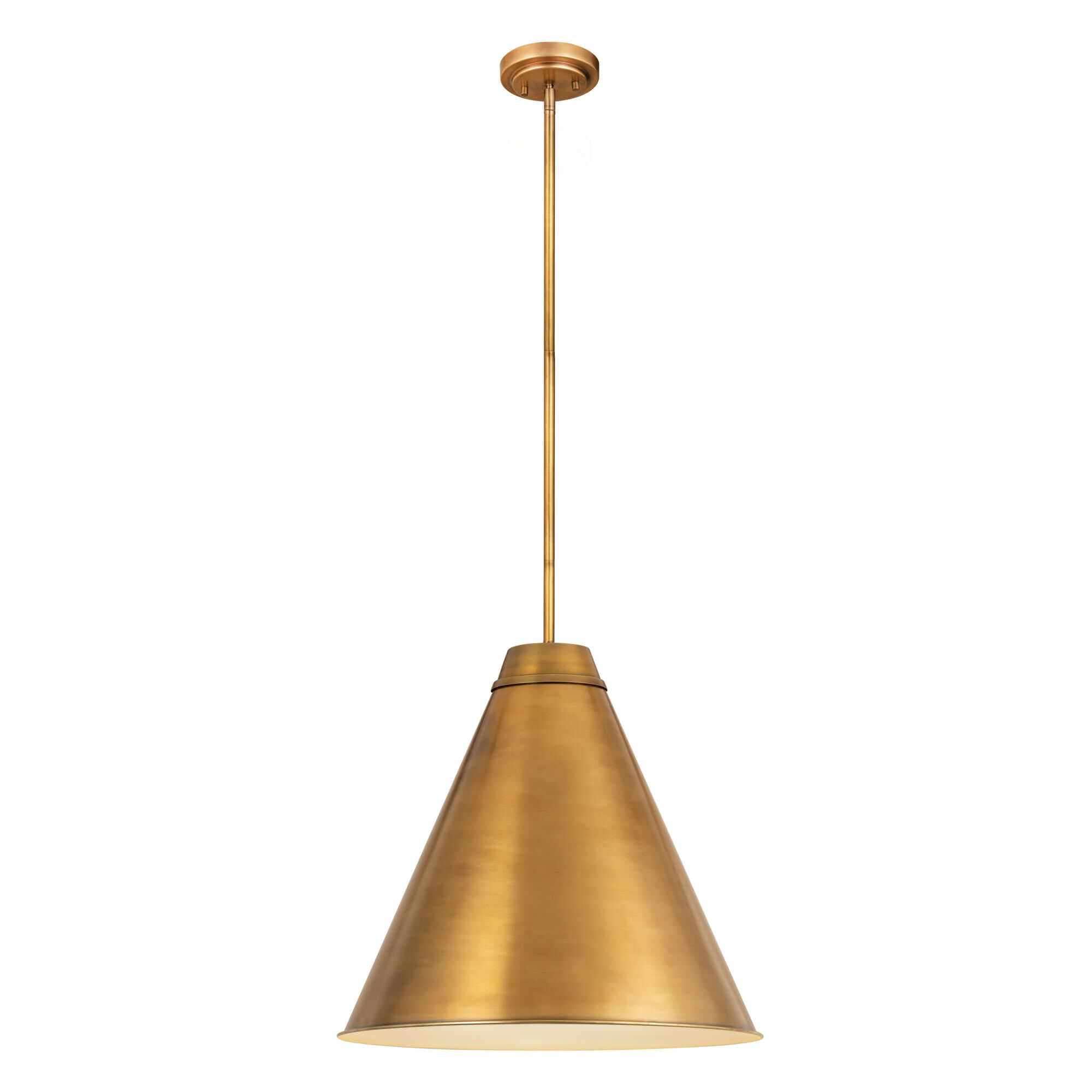Shown in Rubbed Brass finish and Iron glass and Iron shade