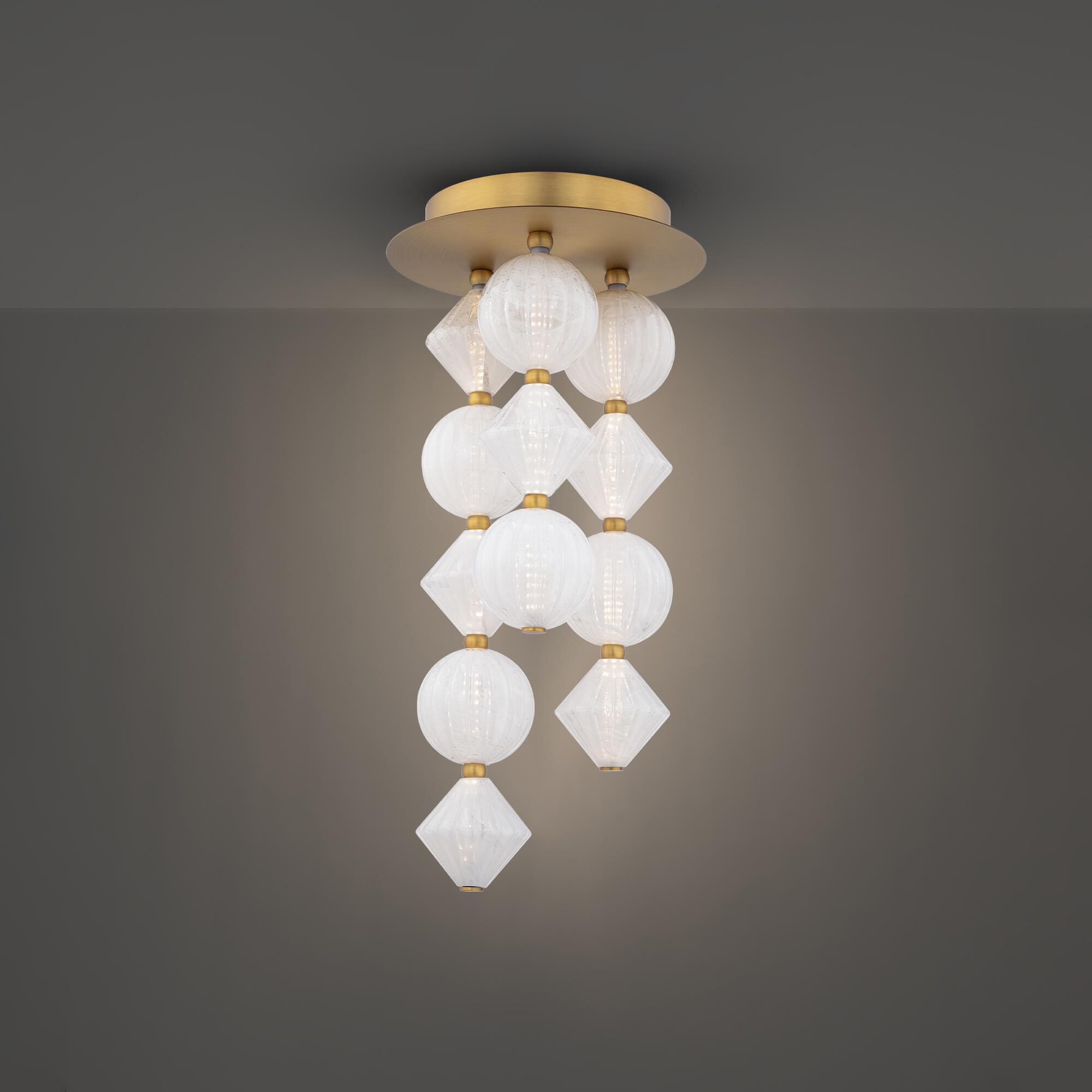 Pearla 11 Inch Semi Flush Mount by Modern Forms