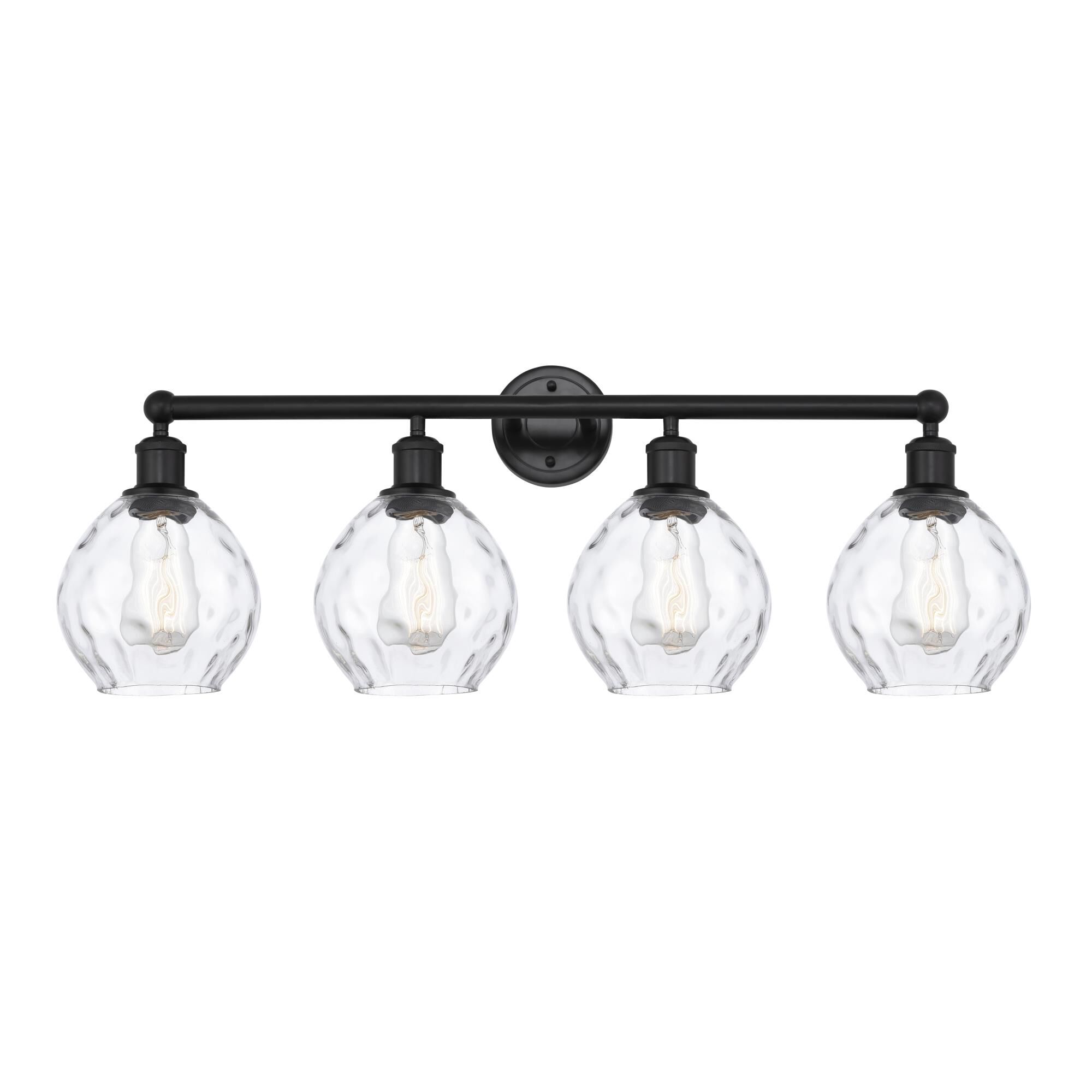 Shown in Matte Black, Clear finish and Clear glass and Clear Glass shade