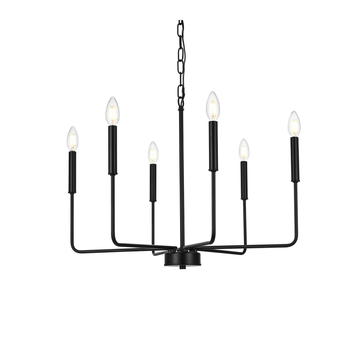 Willa 26 Inch Chandelier by Elegant Lighting
