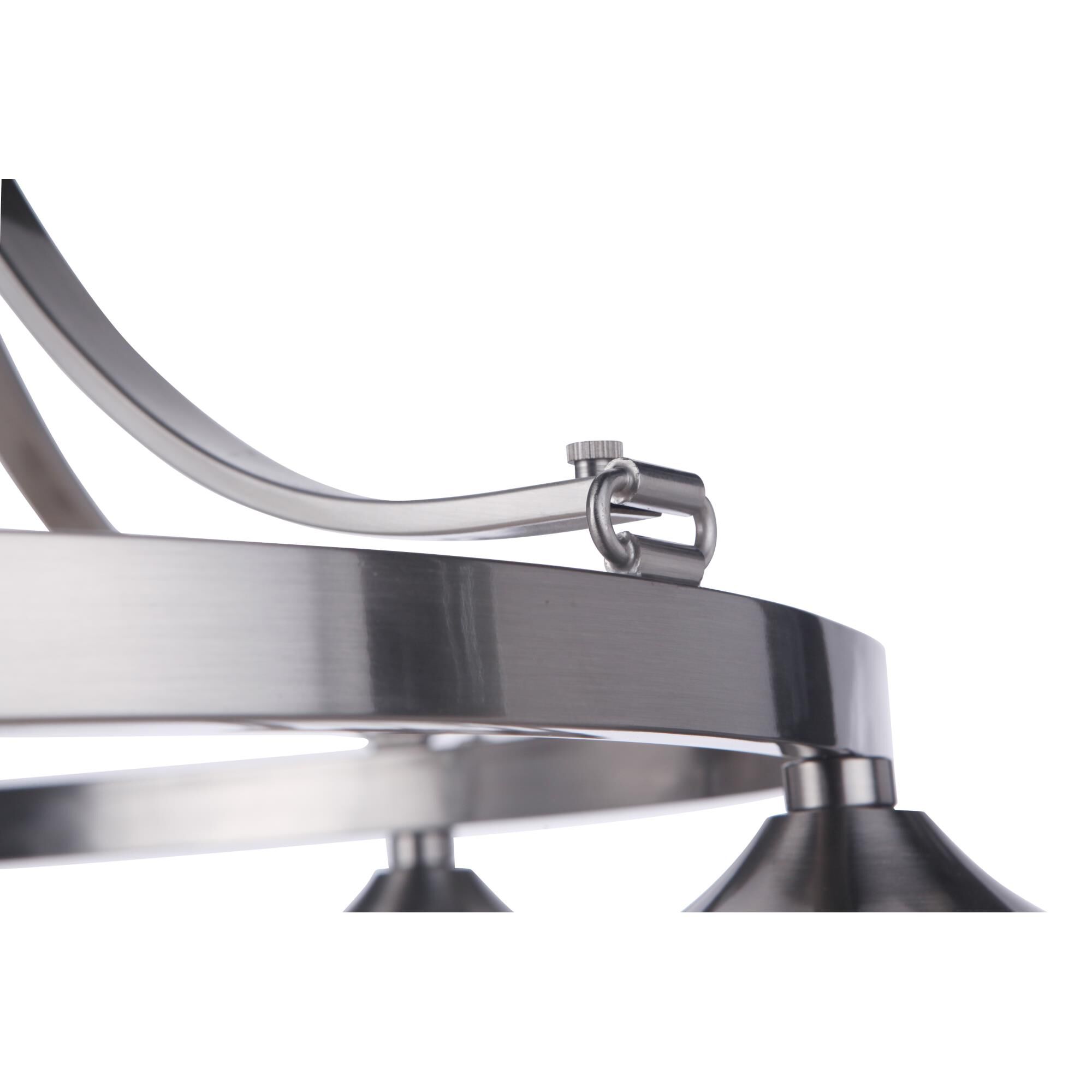 Shown in Brushed Polished Nickel finish