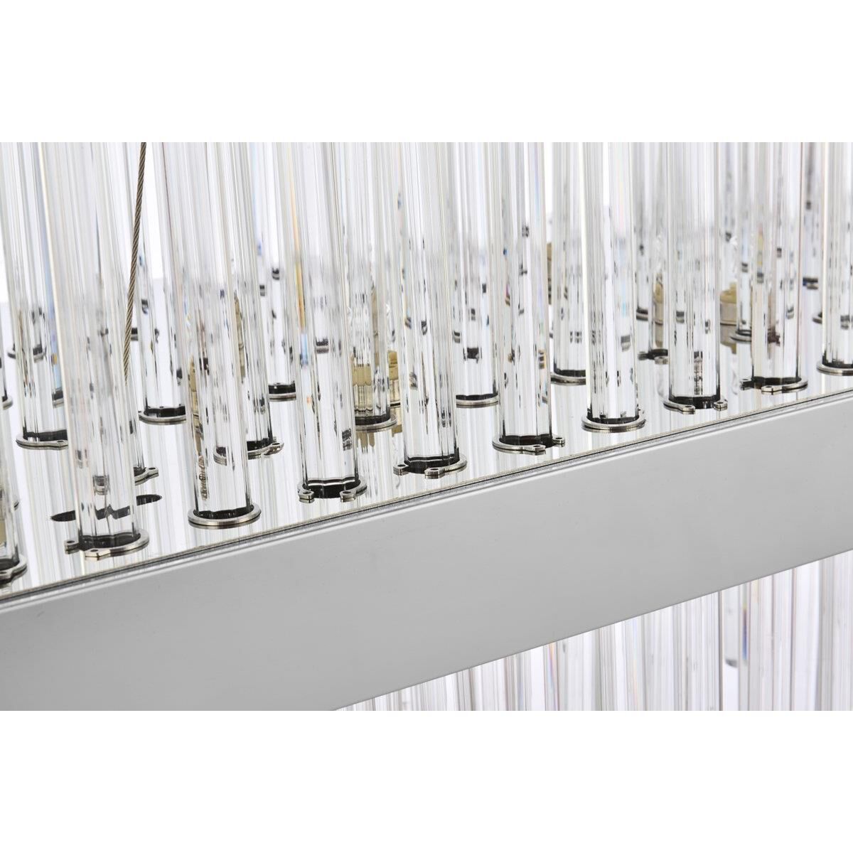 Dallas 42 Inch 24 Light Linear Suspension Light by Elegant Lighting