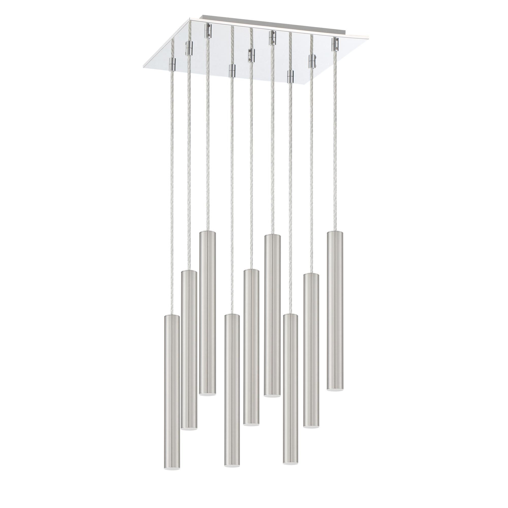 Forest 14 Inch 9 Light LED Linear Suspension Light by Z-Lite