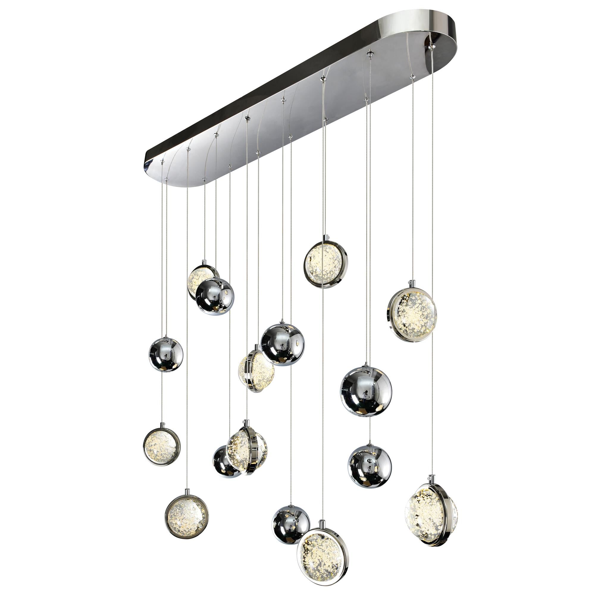 Salvador 40 Inch 9 Light Linear Suspension Light by CWI Lighting