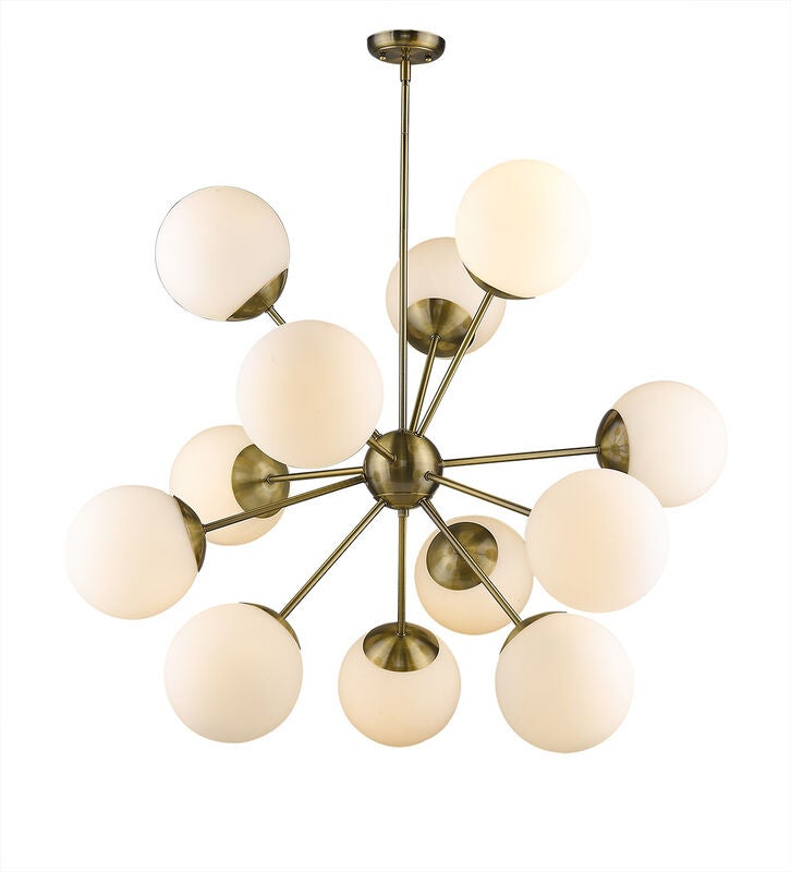 Solea 40 Inch 12 Light Chandelier by Trend Lighting