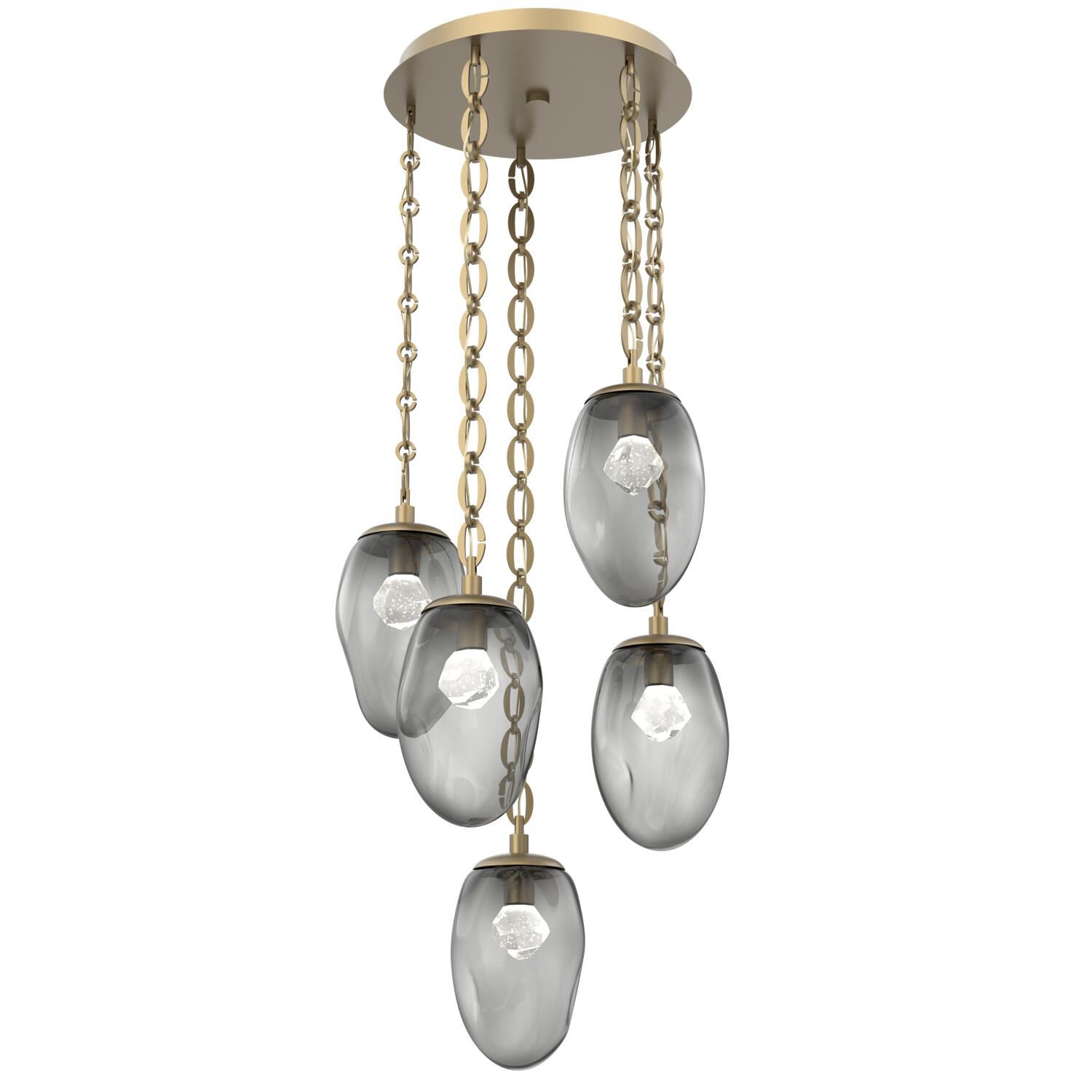 Levi Wilson Meteo Led 22 Inch Multi Light Pendant by Hammerton Studio