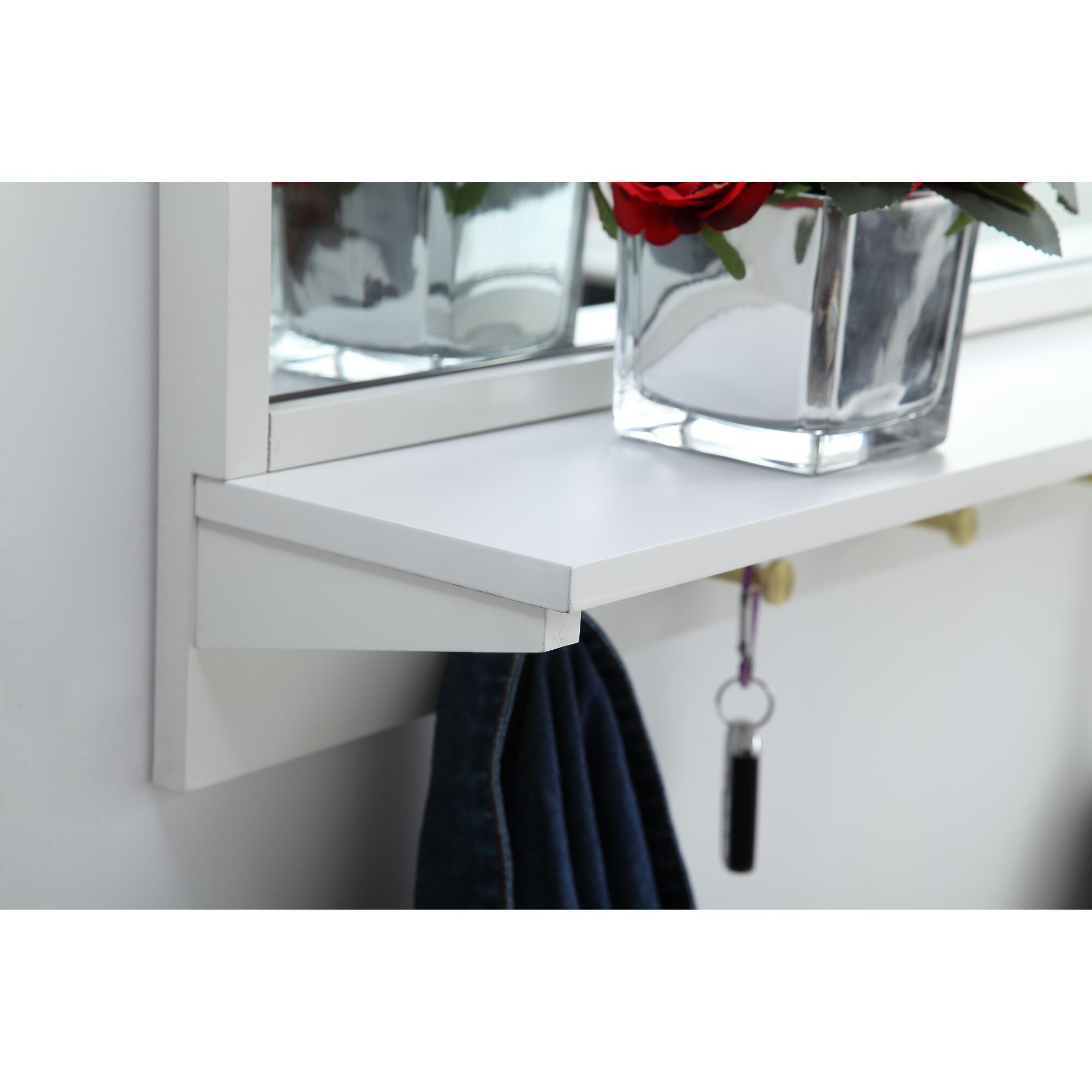 Shown in White finish