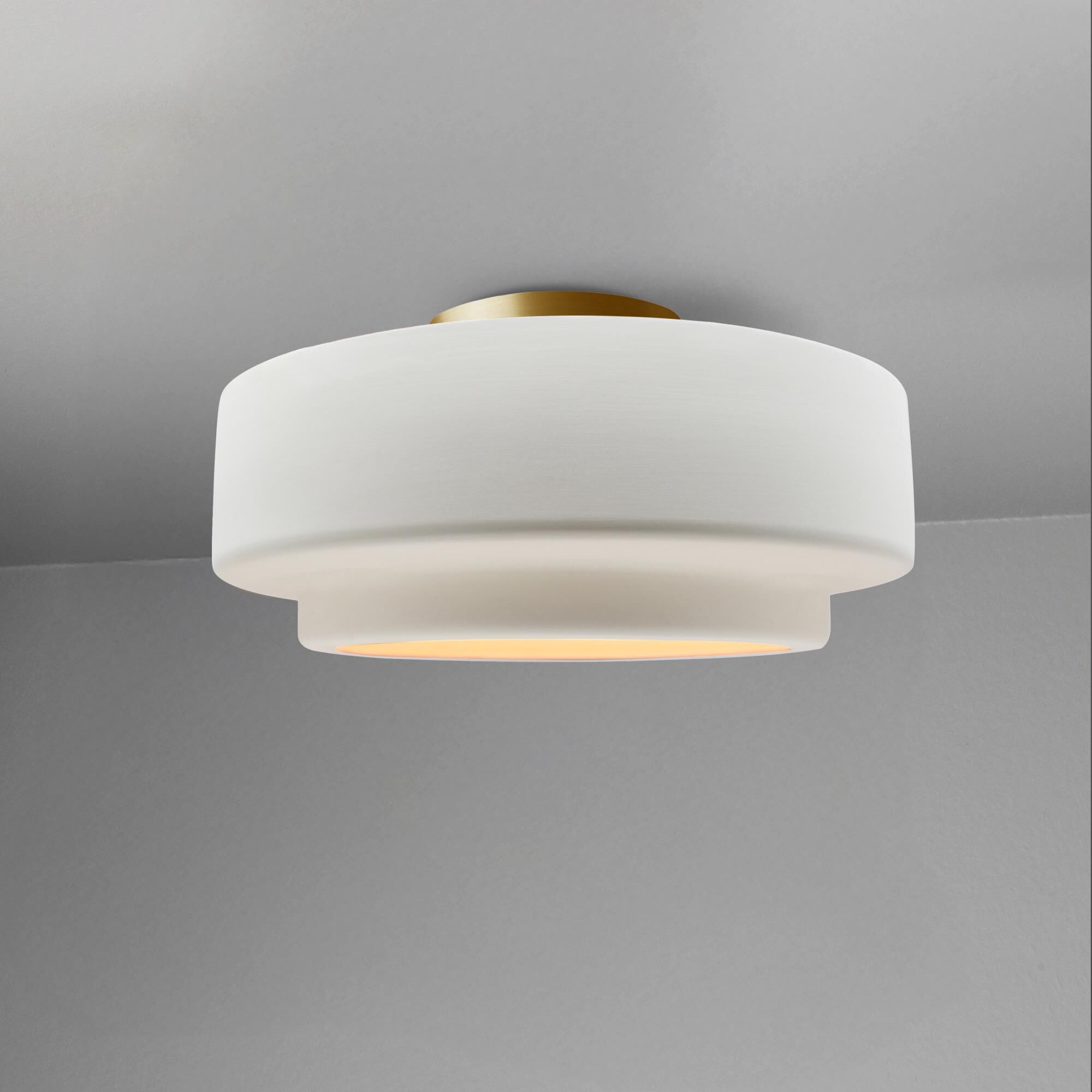 Tier 12 Inch Semi Flush Mount by Justice Design Group