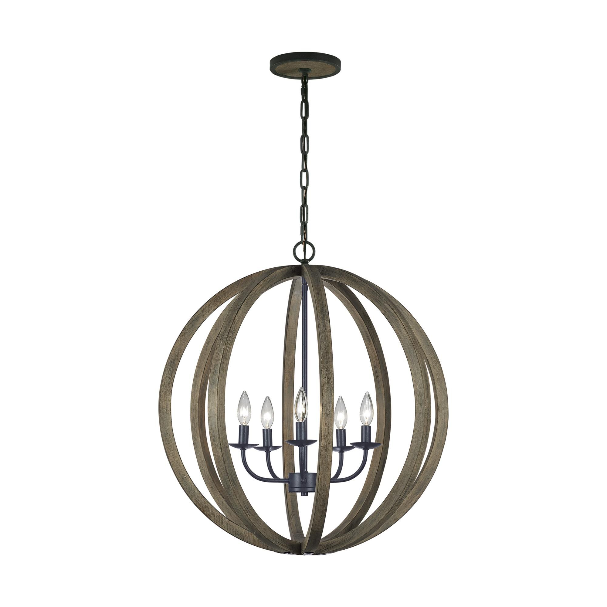 Shown in Weathered Oak Wood - Antique Forged Iron finish