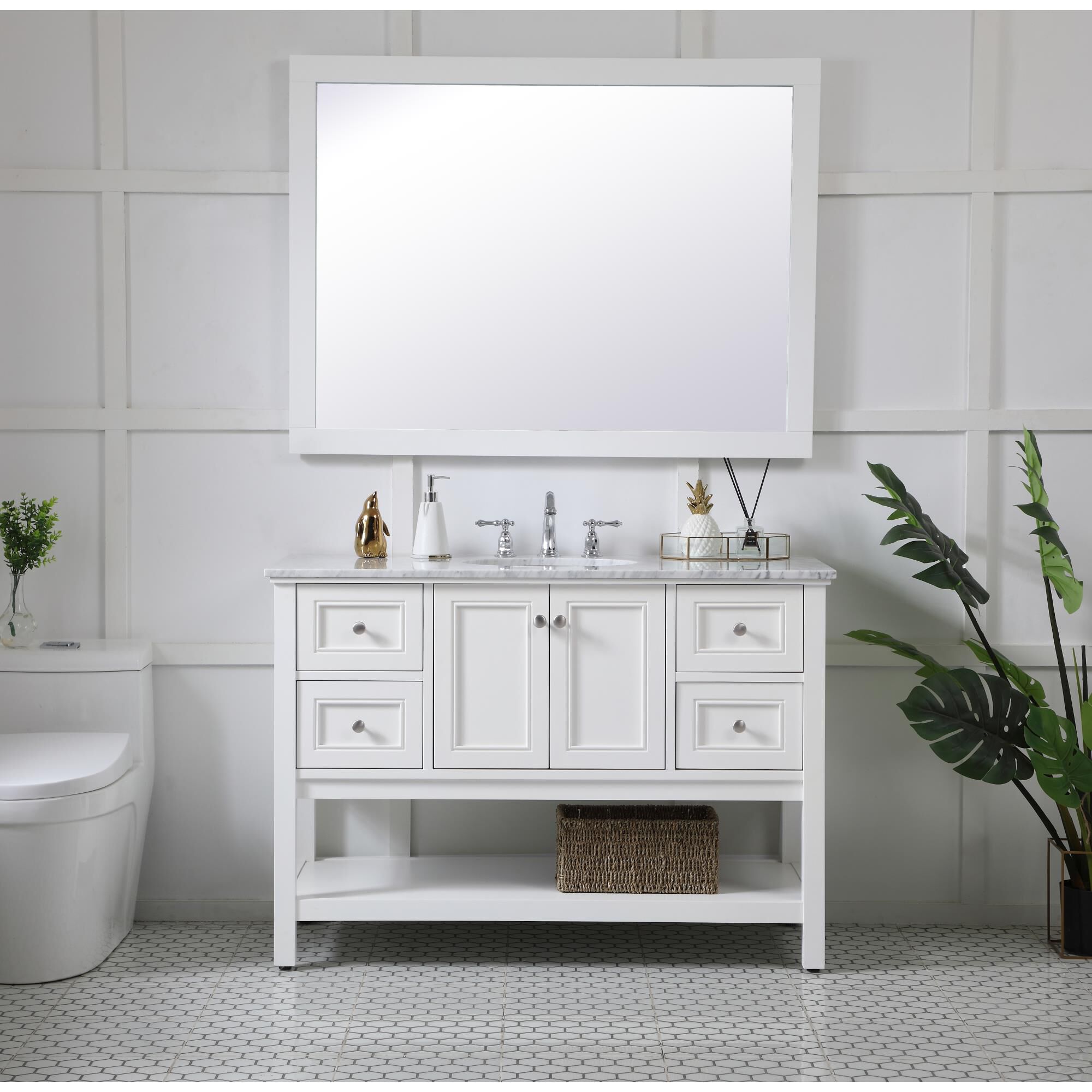 Aqua Decorative Mirrors by Elegant Decor