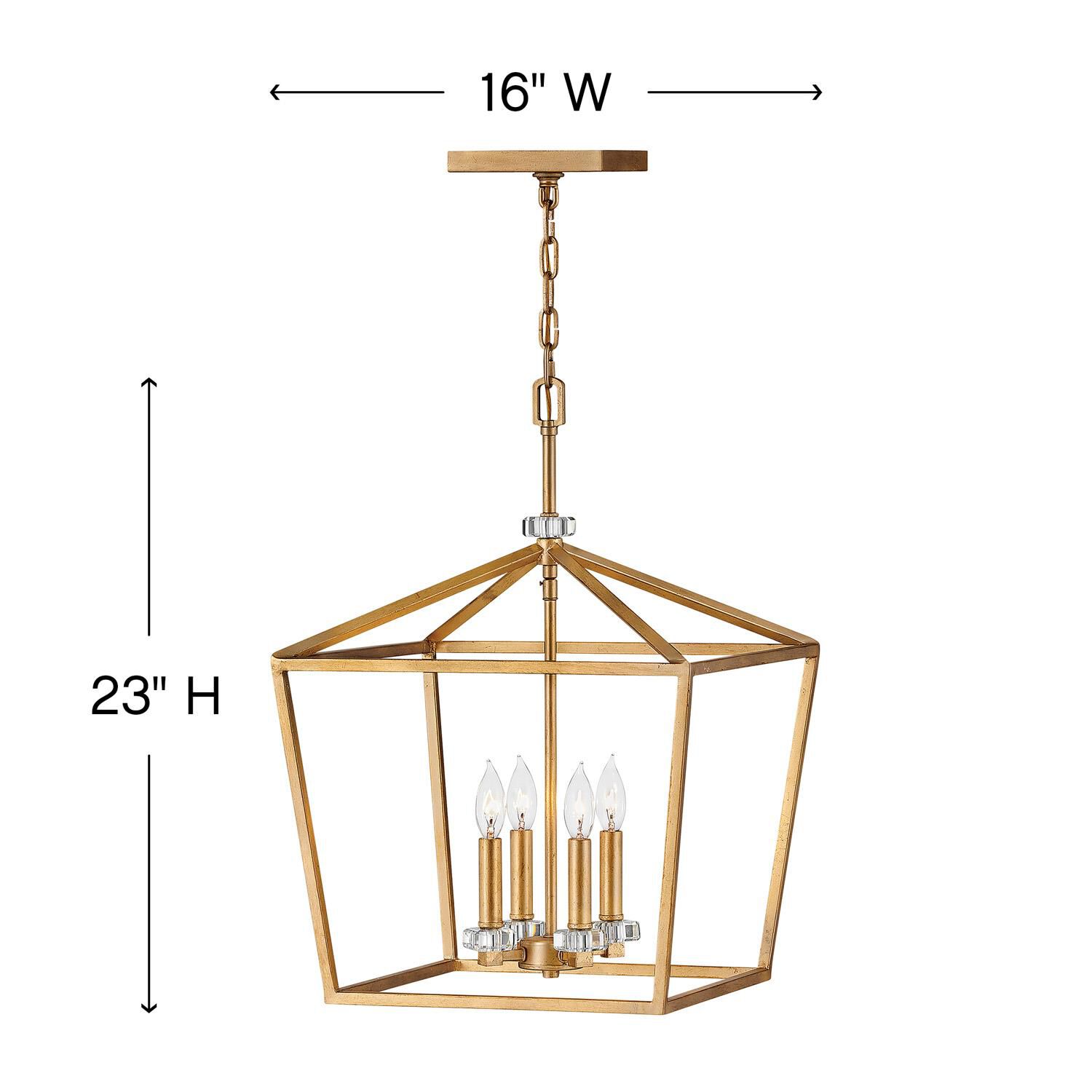 Stinson 16 Inch Cage Pendant by Hinkley Lighting