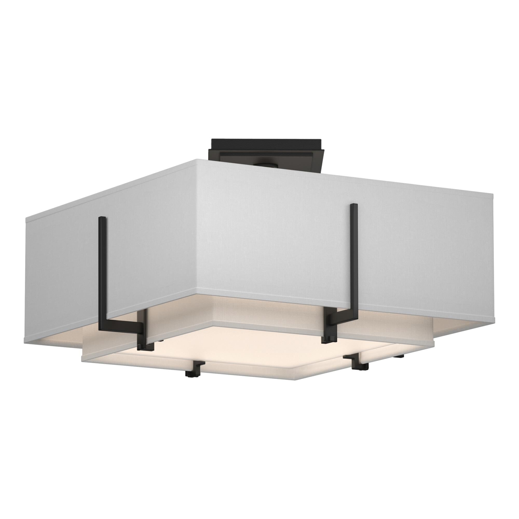 Exos 16 Inch 2 Light Semi Flush Mount by Hubbardton Forge